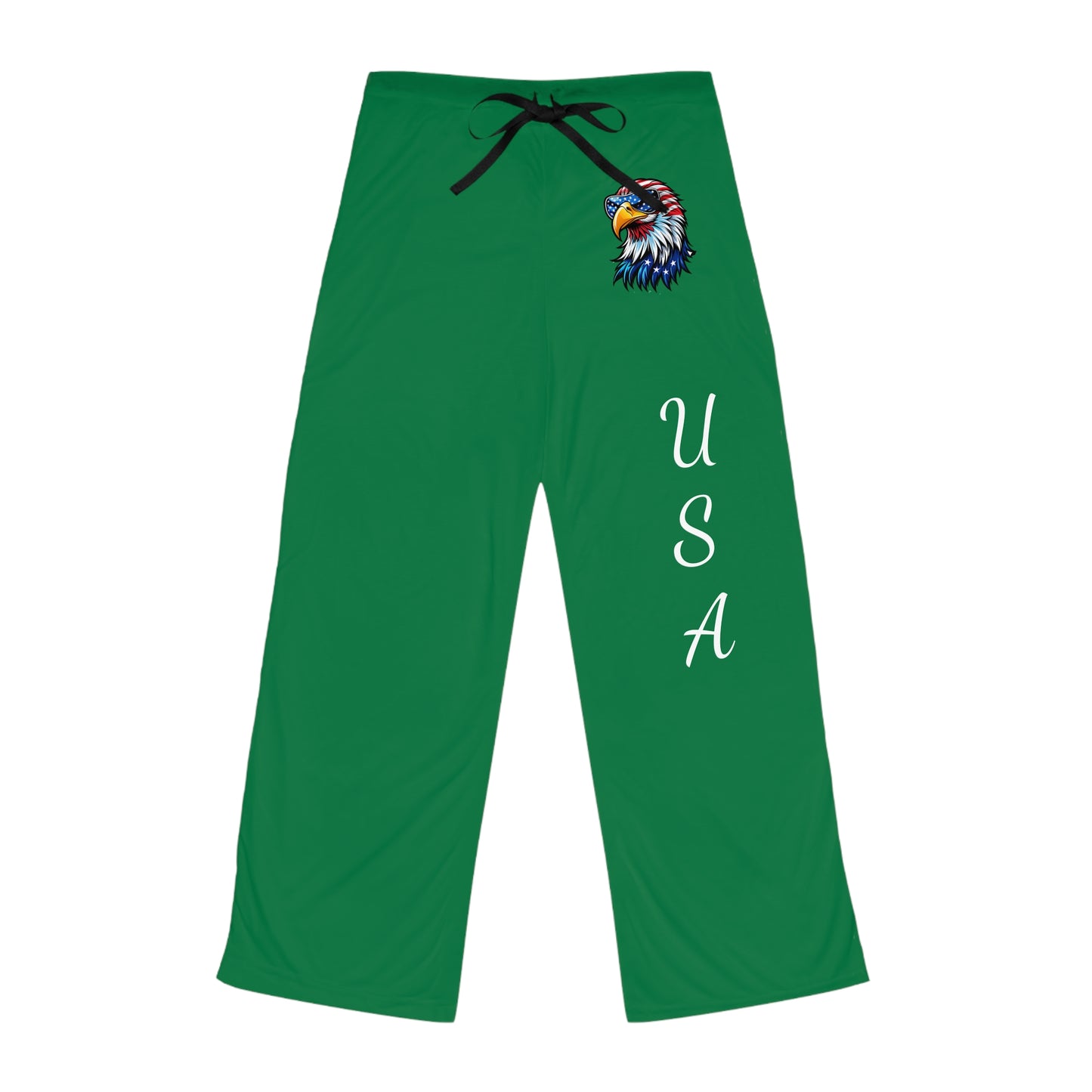 Princess Grace Patriotic Pajama Pants Comfortable USA Eagle Design