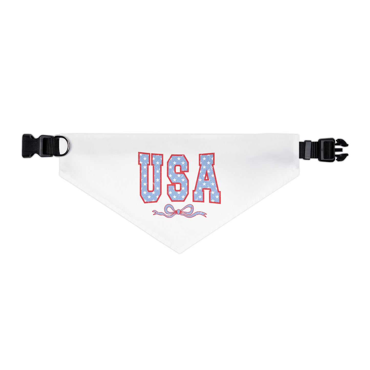 Princess Grace USA Patriotic Pet Bandana Collar for Dogs