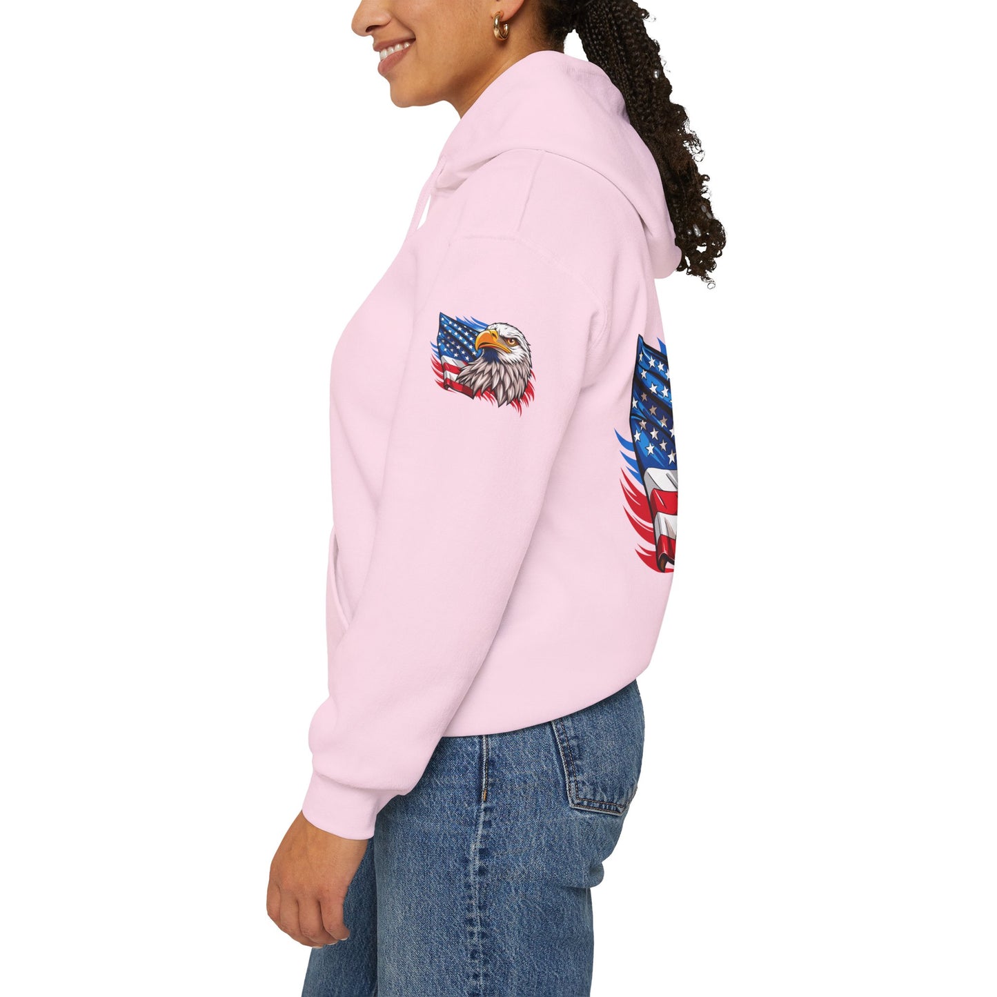 Princess Grace Patriotic Eagle Unisex Heavy Blend Hoodie