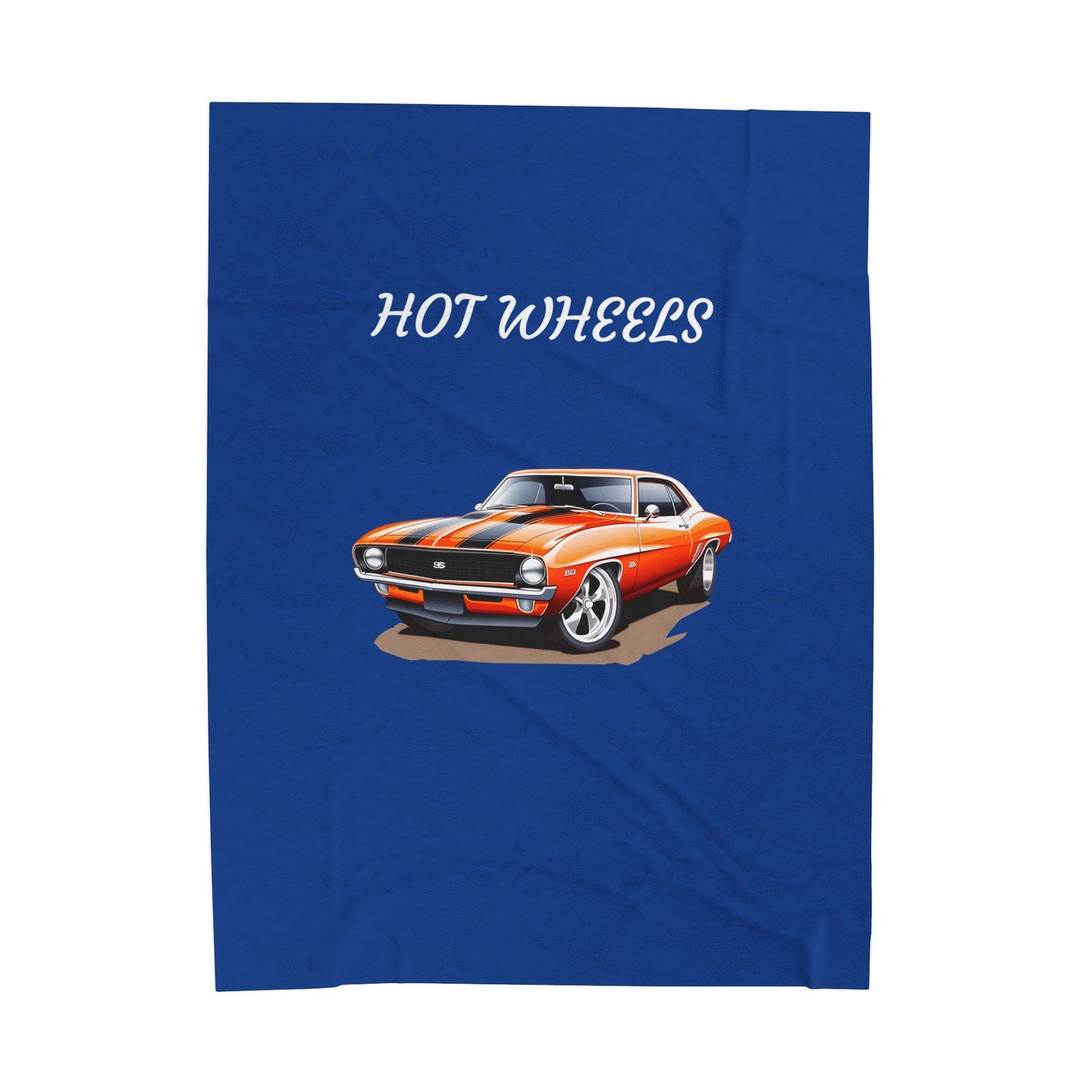 Princess Grace Hot Wheels Velveteen Plush Blanket Cozy Car Themed Throw for Automotive Enthusiasts