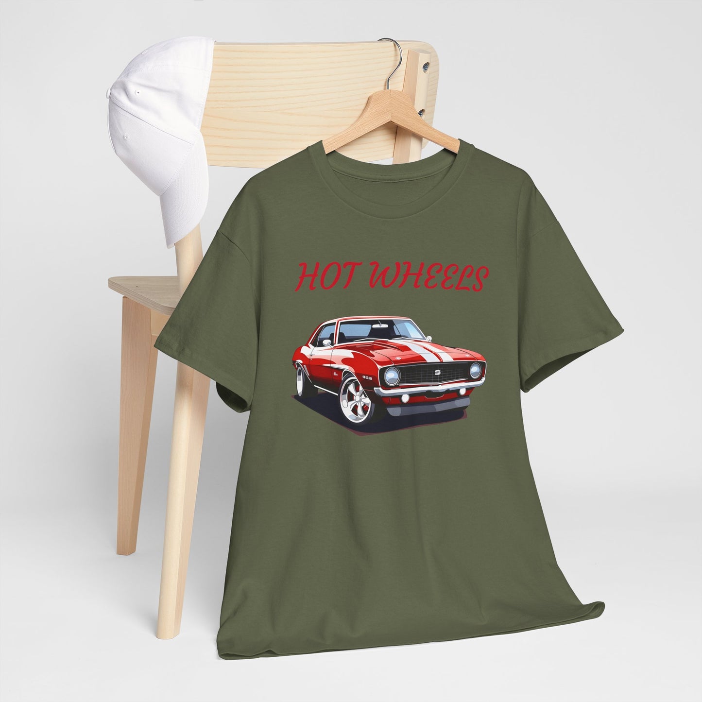 Princess Grace Hot Wheels Graphic Unisex Heavy Cotton Tee Perfect for Car Enthusiasts