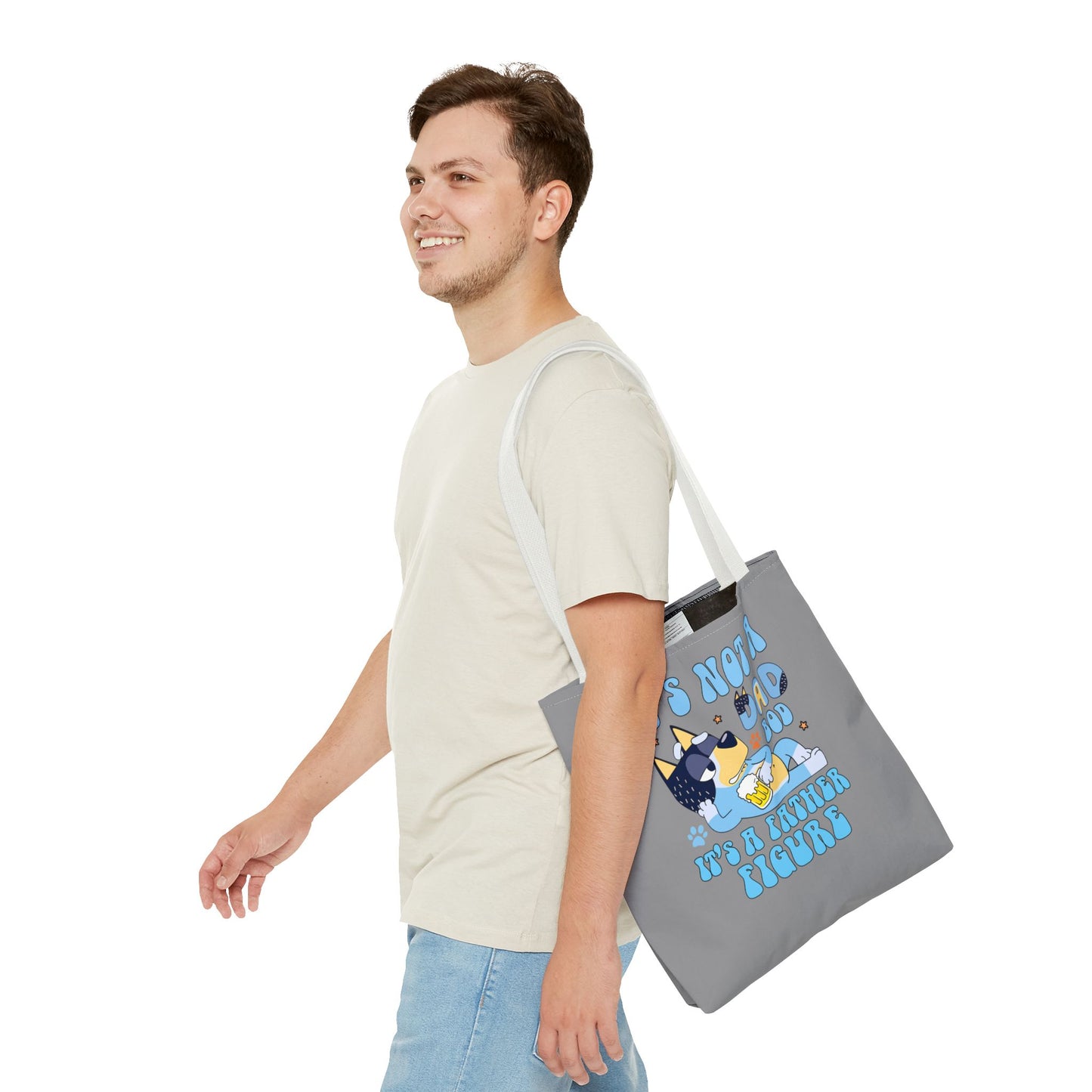 Princess Grace Funny Dog Dad Tote Bag Perfect Gift for Father's Day
