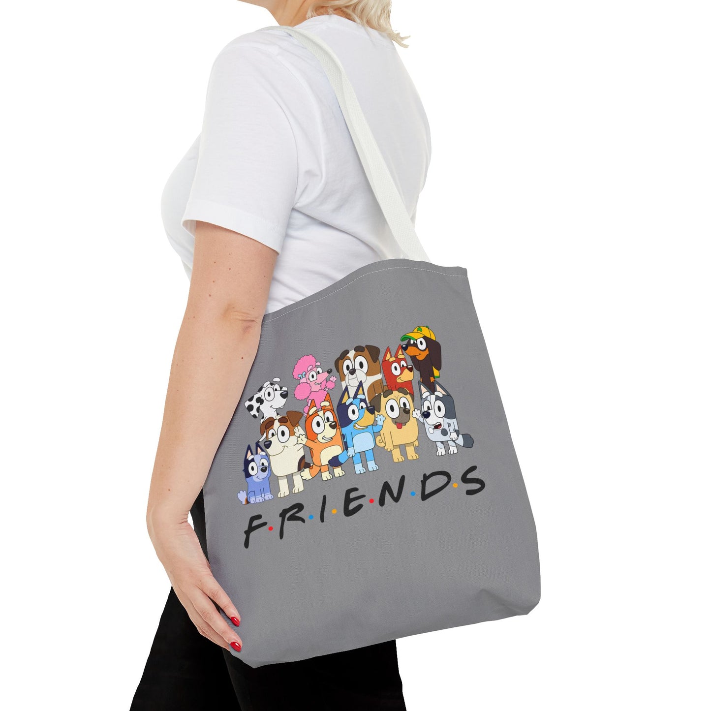 Princess Grace Friends Dog Character Tote Bag Cute Animal Design for Daily Use