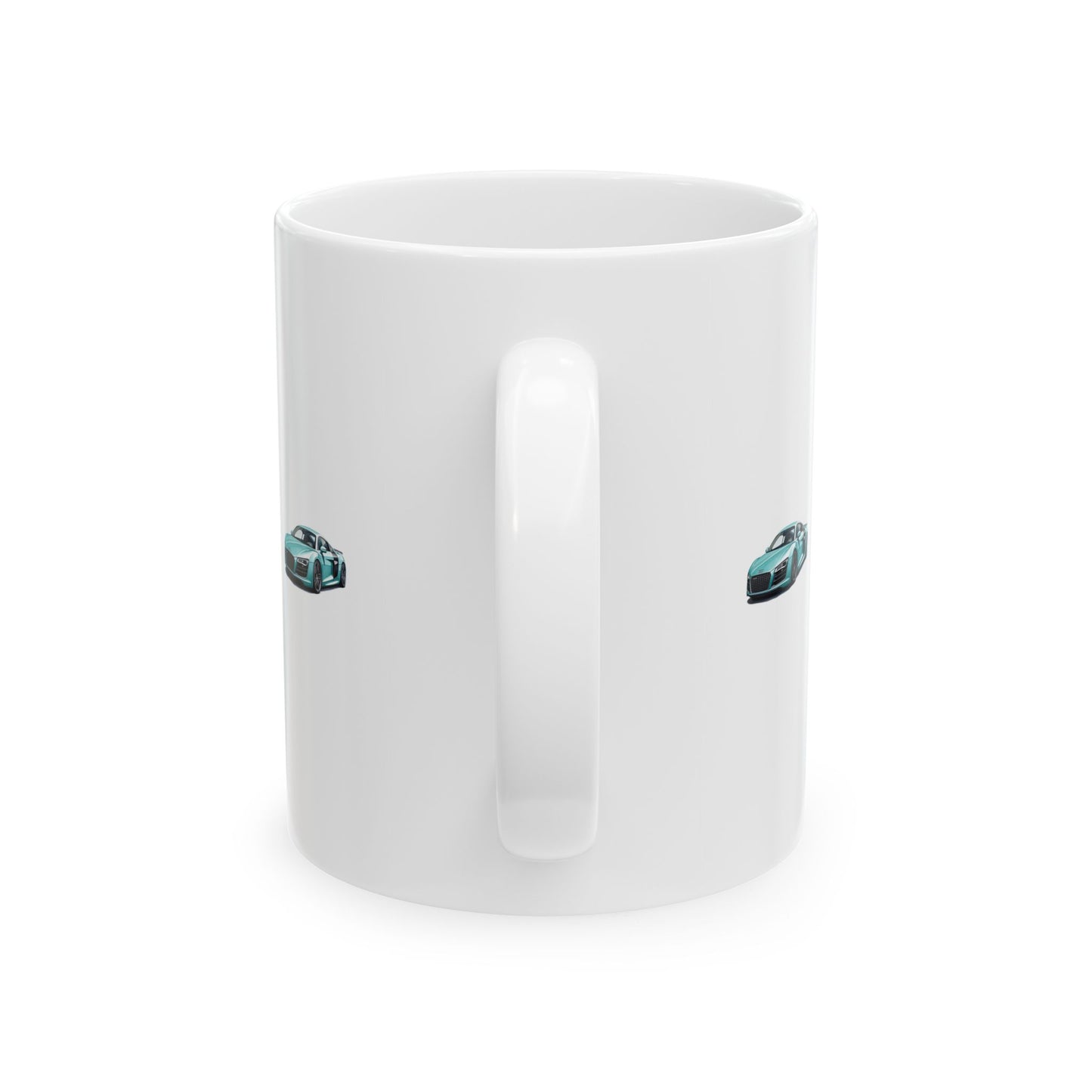 Princess Grace Sporty Car Design Ceramic Mug Perfect for Auto Enthusiasts