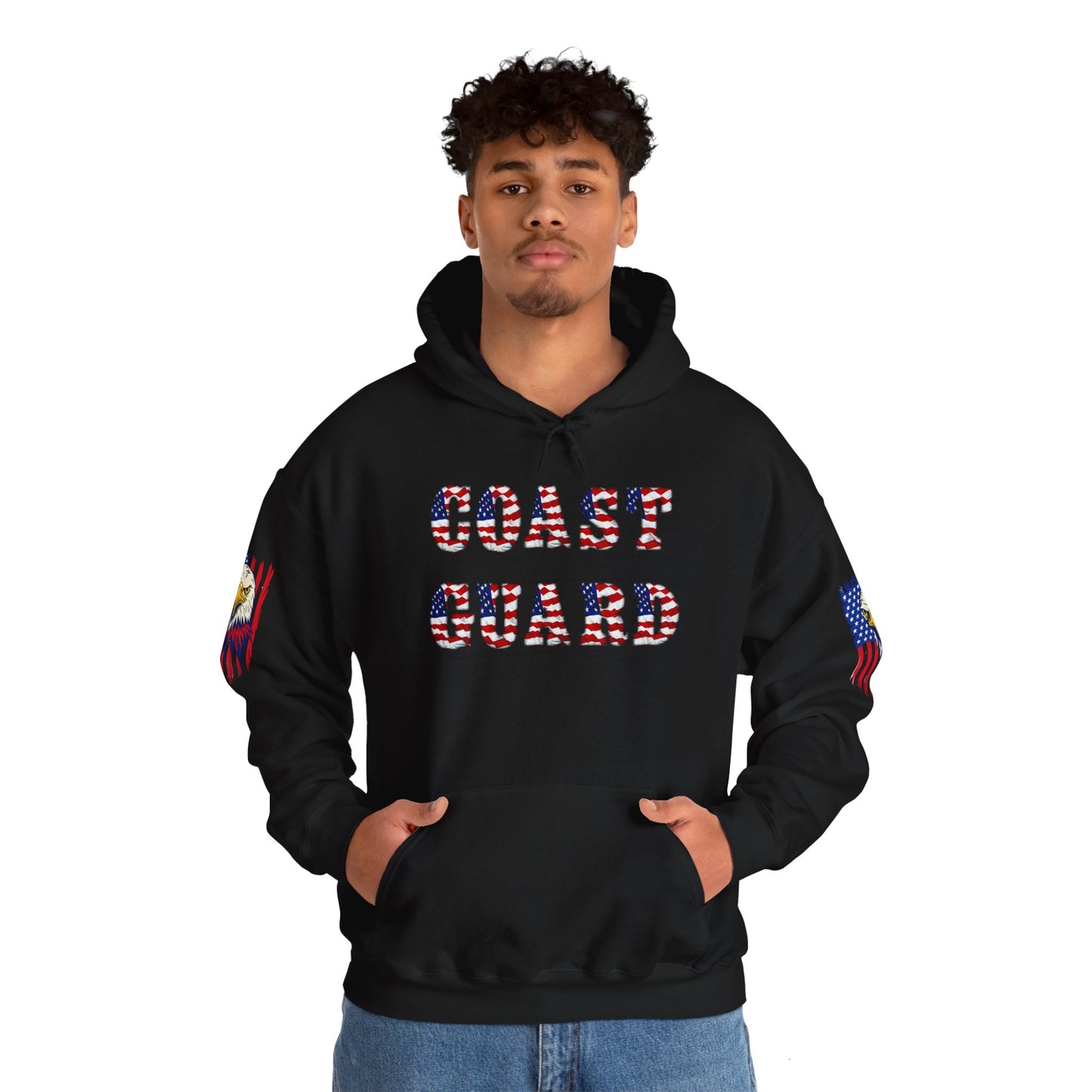 Princess Grace Patriotic Coast Guard Sweatshirt Unisex Heavy Blend Hoodie