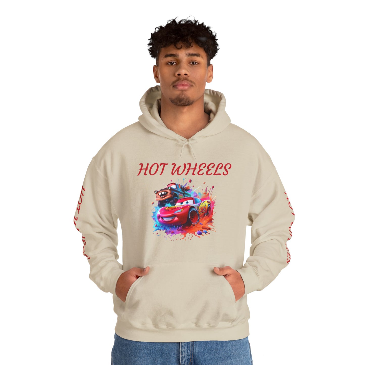 Princess Grace Hot Wheels Unisex Hoodie Retro Racing Design for Kids and Car Enthusiasts