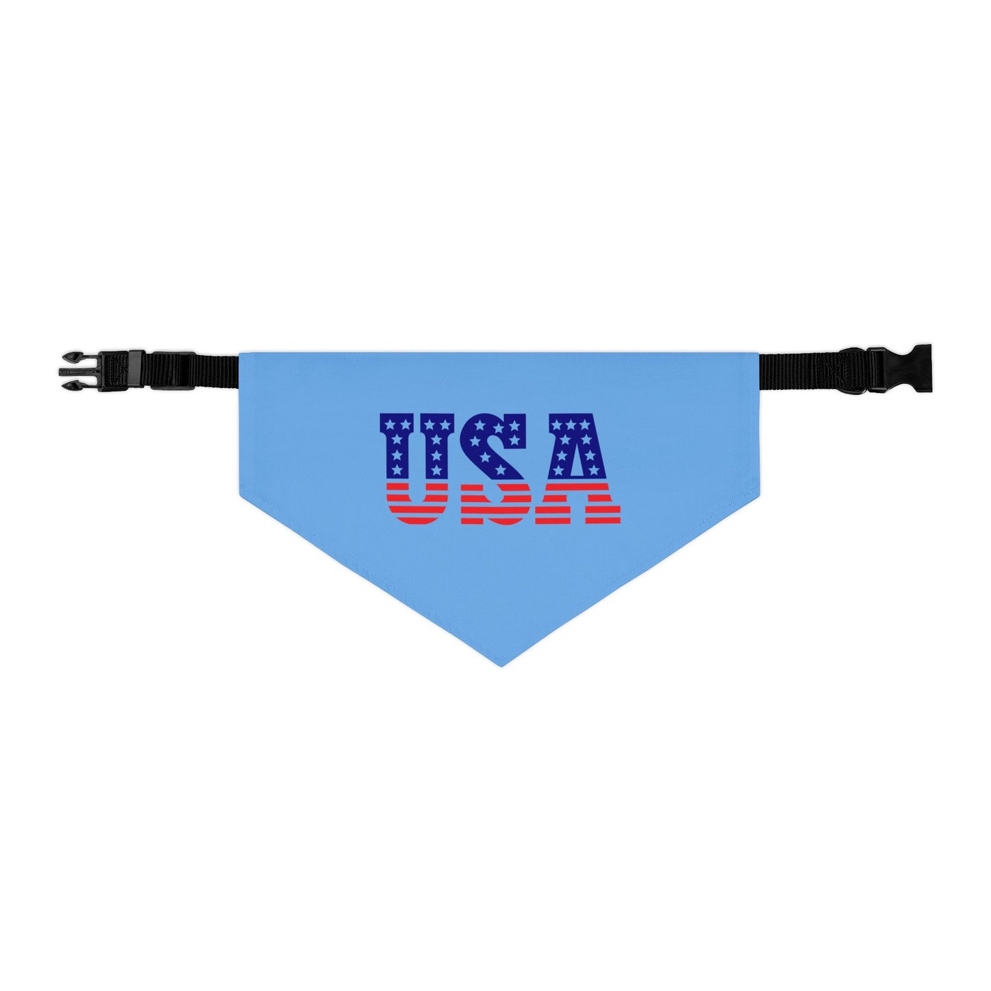 Princess Grace Patriotic Pet Bandana Collar USA Flag Design for Dogs