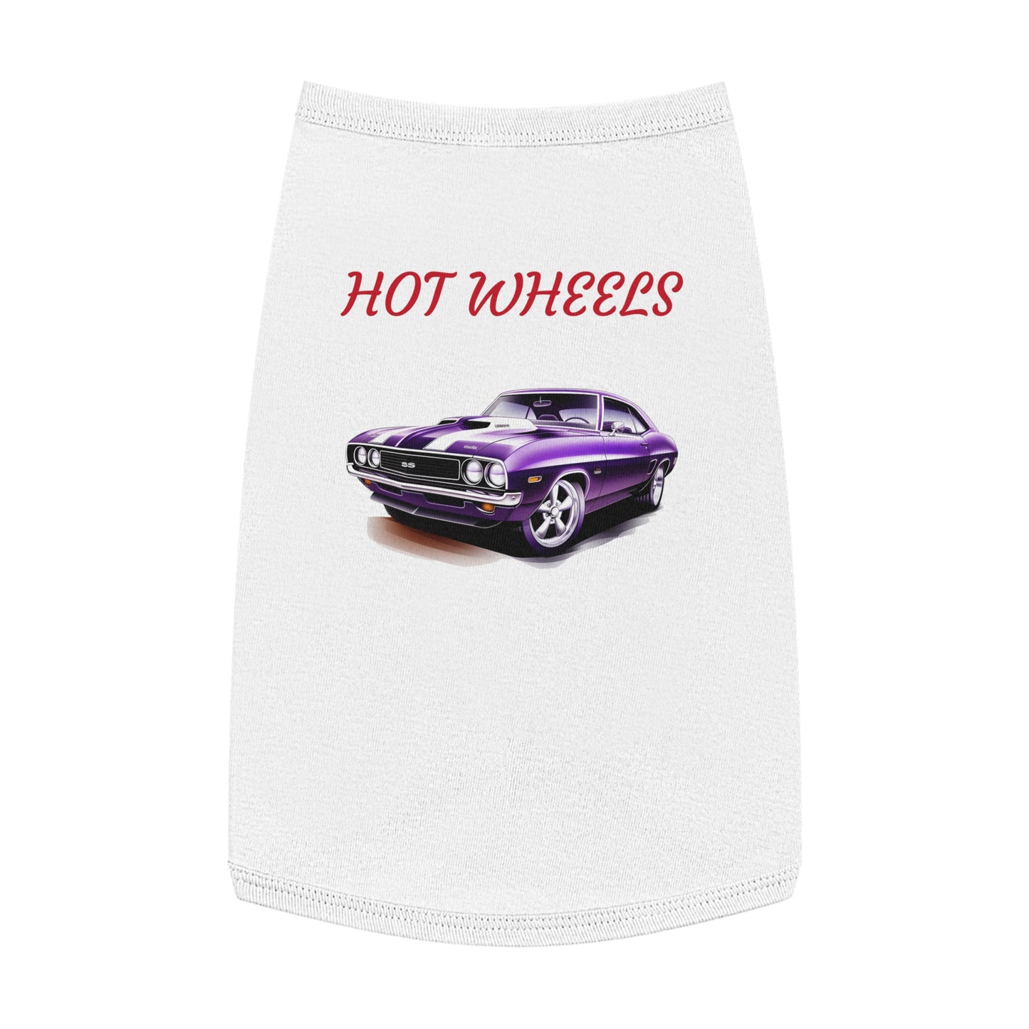 Princess Grace Hot Wheels Pet Tank Top Hot Wheels Car Design for Stylish Pets