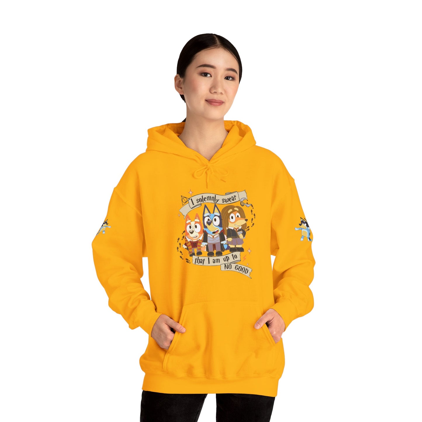 Princess Grace Bluey I Sincerely Sweet! Unisex Heavy Blend Hooded Sweatshirt for Fun Loving Fans