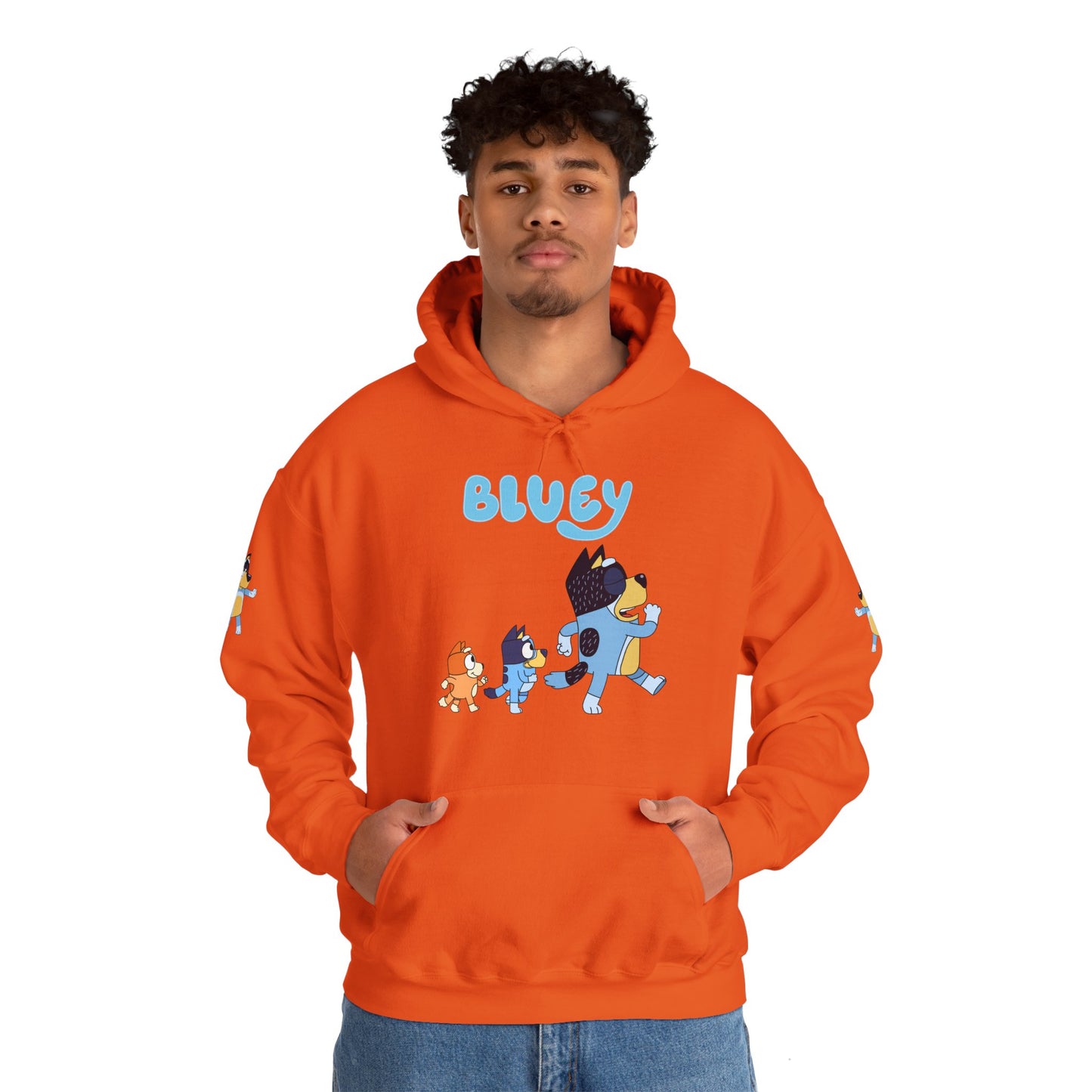 Princess Grace Bluey Unisex Hoodie Cozy Cartoon Sweatshirt for Kids & Adults
