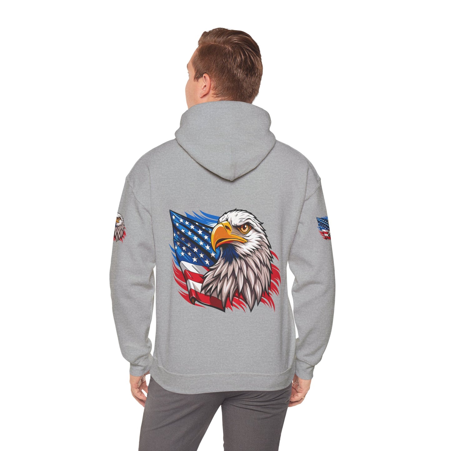 Princess Grace Patriotic Eagle Unisex Heavy Blend Hoodie