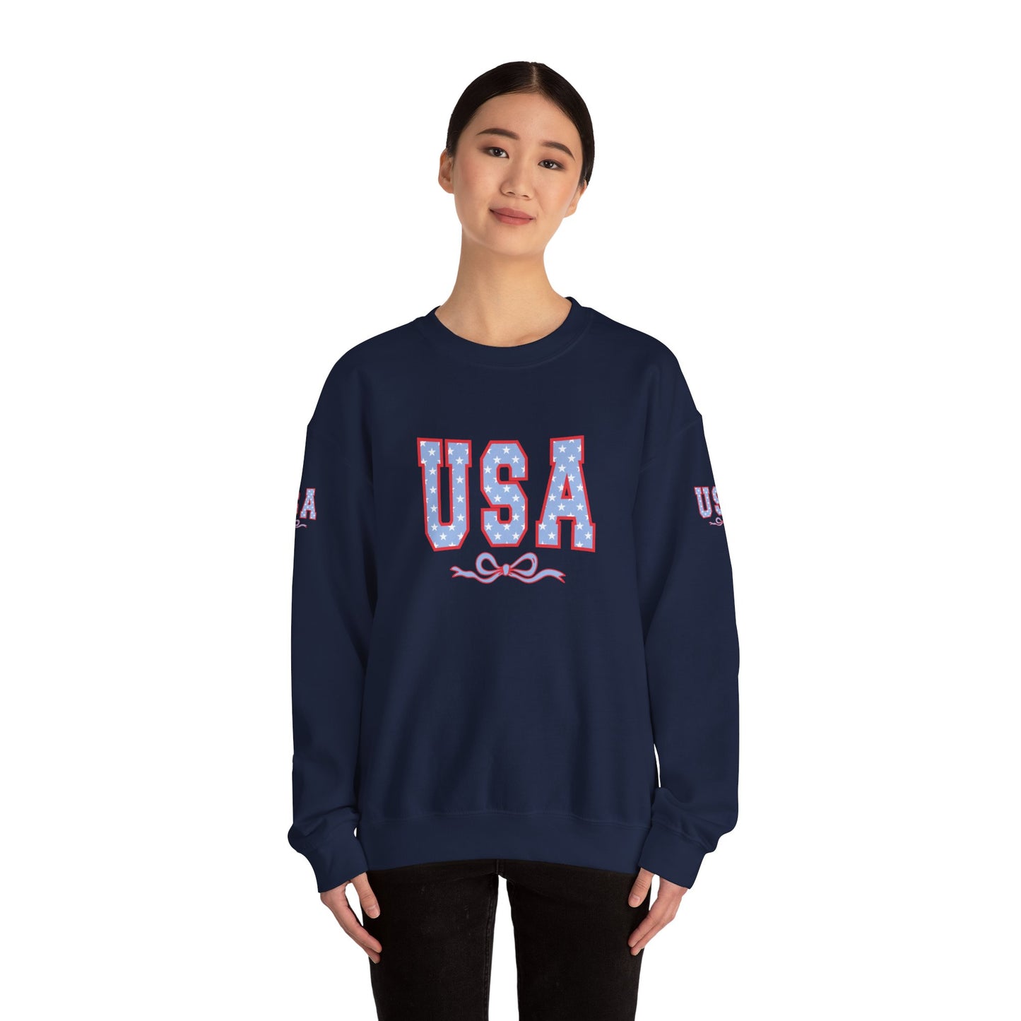 Princess Grace TEAM USA Unisex Patriotic Crewneck Sweatshirt for All Seasons
