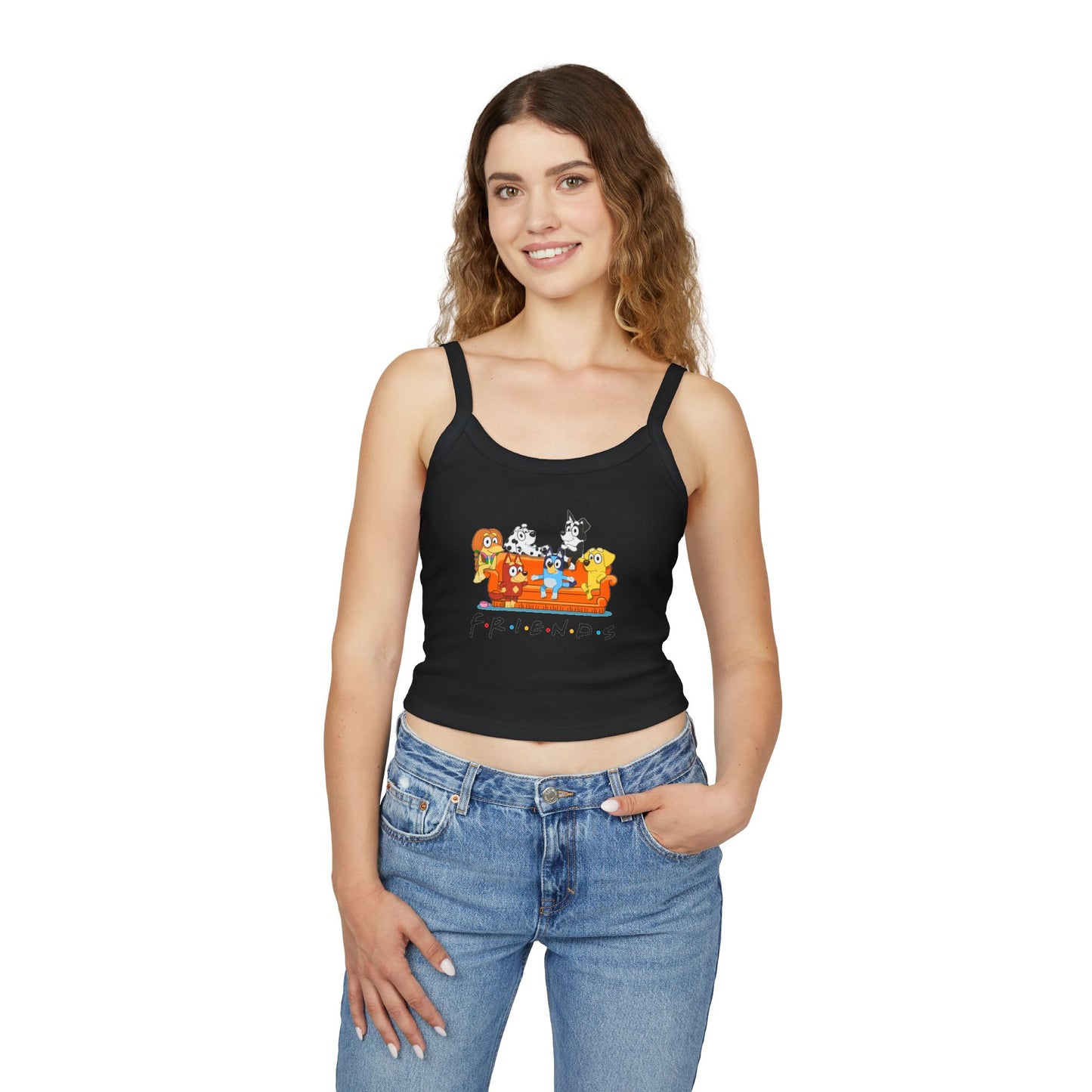 Princess Grace Bluey & Friends Women's Spaghetti Strap Tank Top