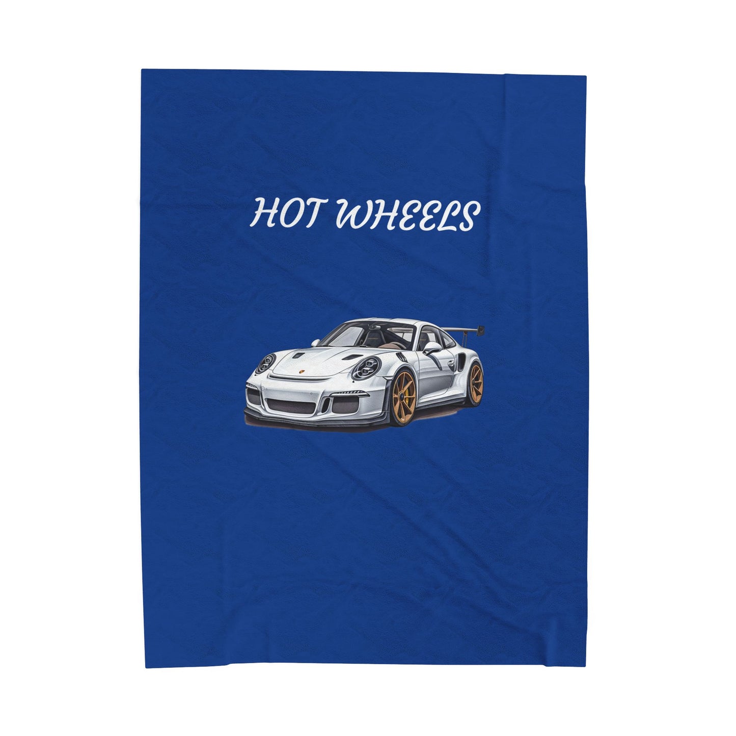 Princess Grace Hot Wheels Velveteen Plush Blanket Cozy Car Themed Throw for Kids and Car Enthusiasts