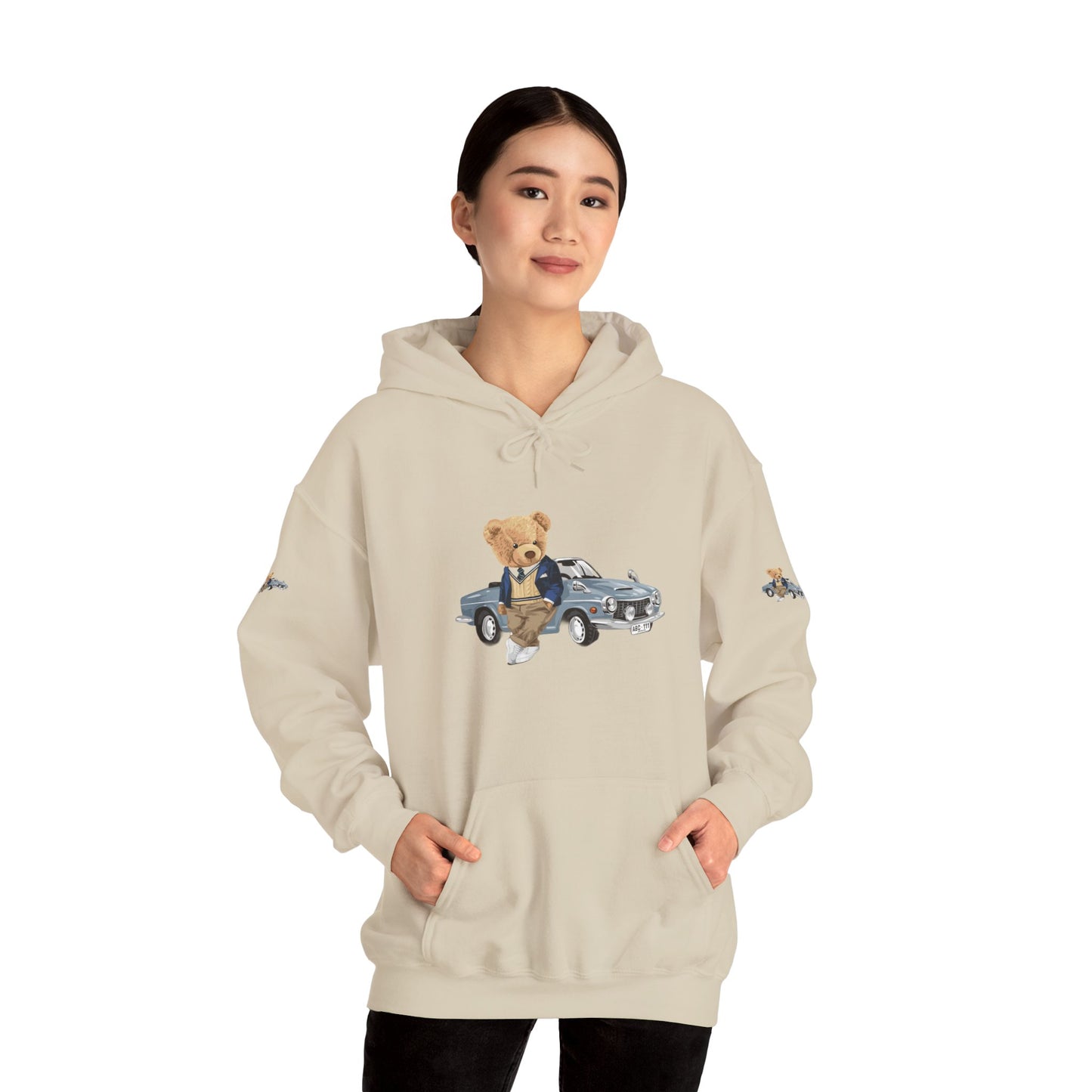 Princess Grace Luxury Bear Hoodie Chic & Cozy Unisex Sweatshirt
