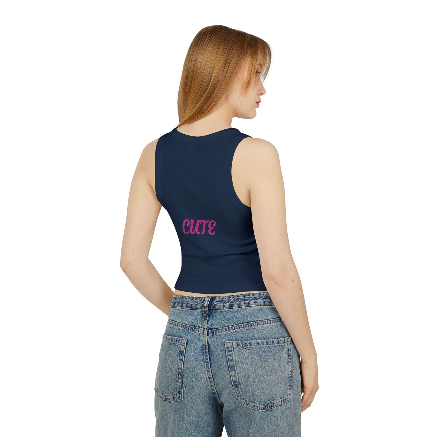 Princess Grace Cute Puppy Graphic Racerback Tank Top for Dog Lovers