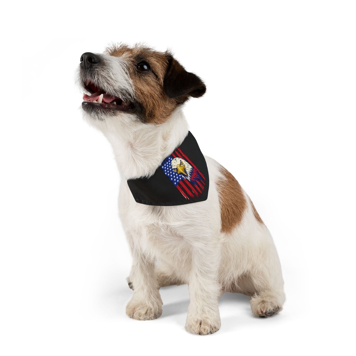 Princess Grace Patriotic Pet Bandana Collar USA Flag Design for Dogs