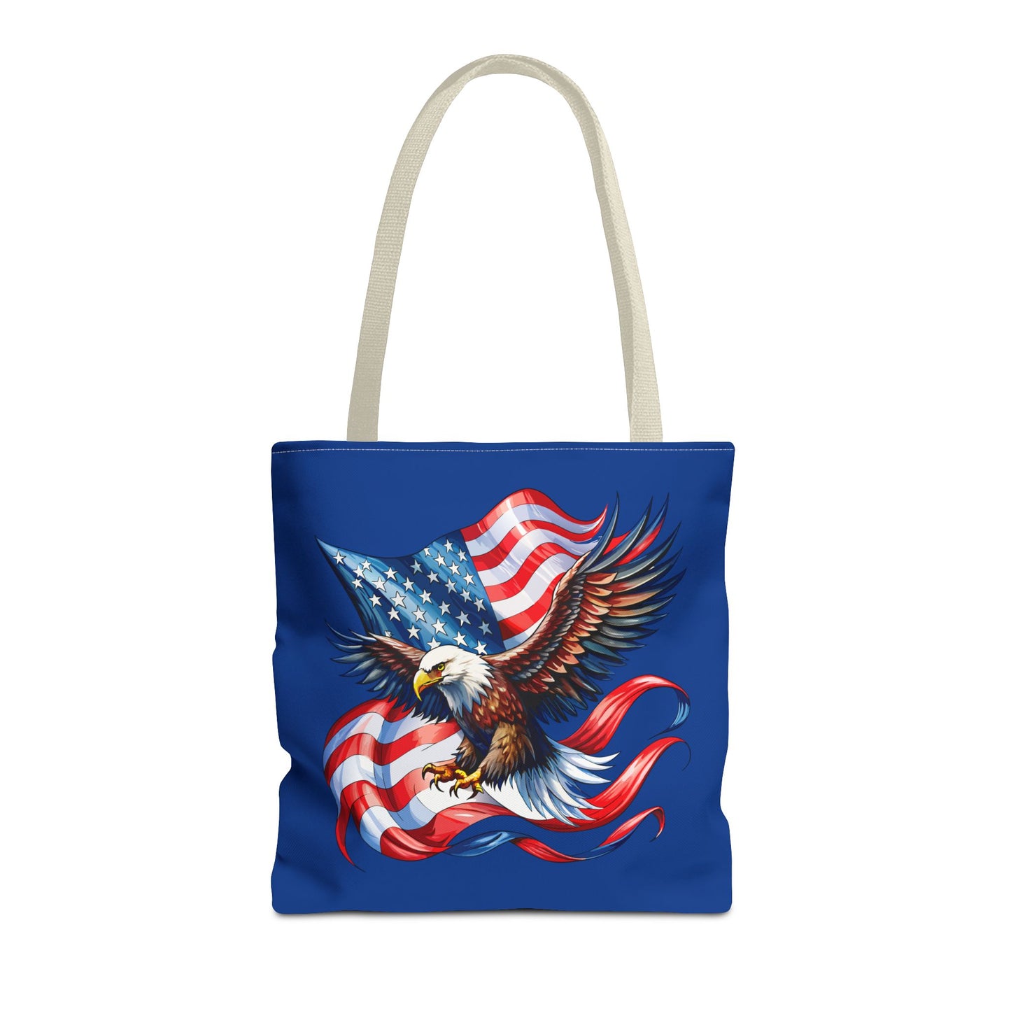 Princess Grace Patriotic Eagle Tote Bag American Flag Design