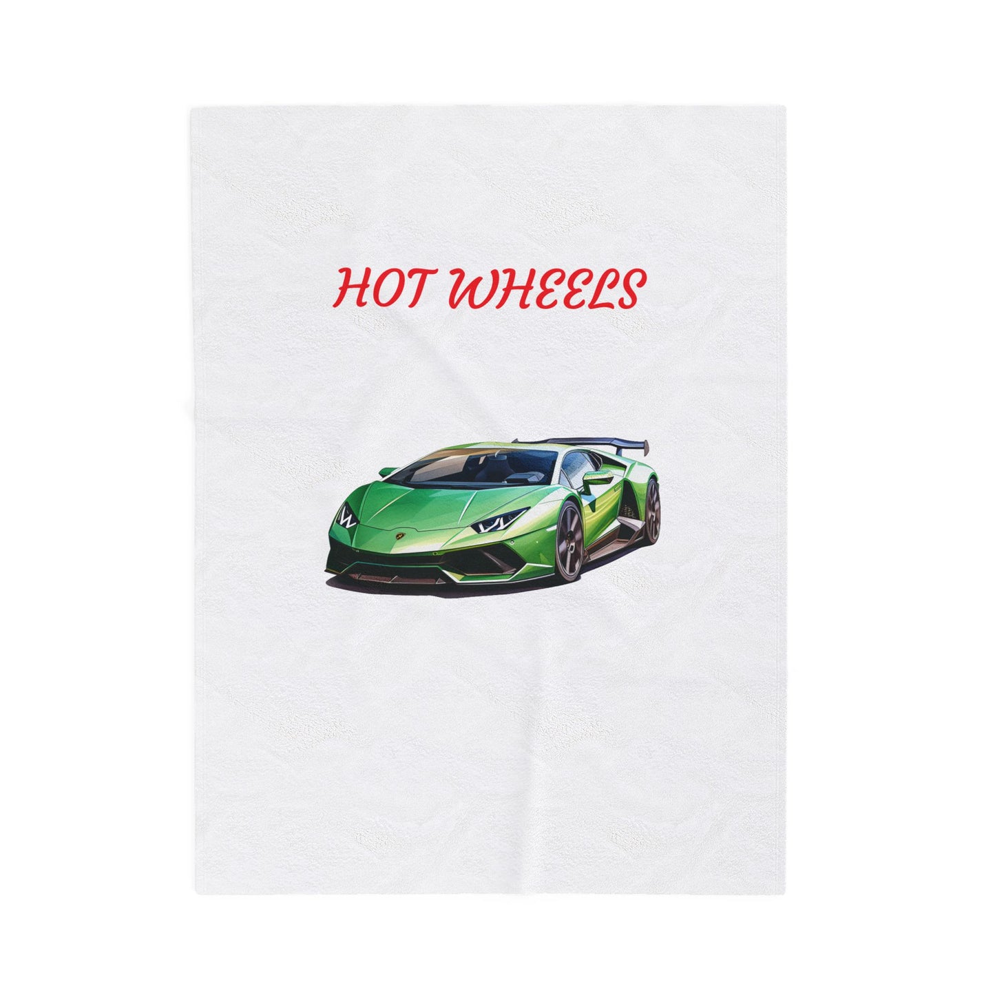 Princess Grace Hot Wheels Velveteen Plush Blanket Cozy Racing Car Throw for Kids