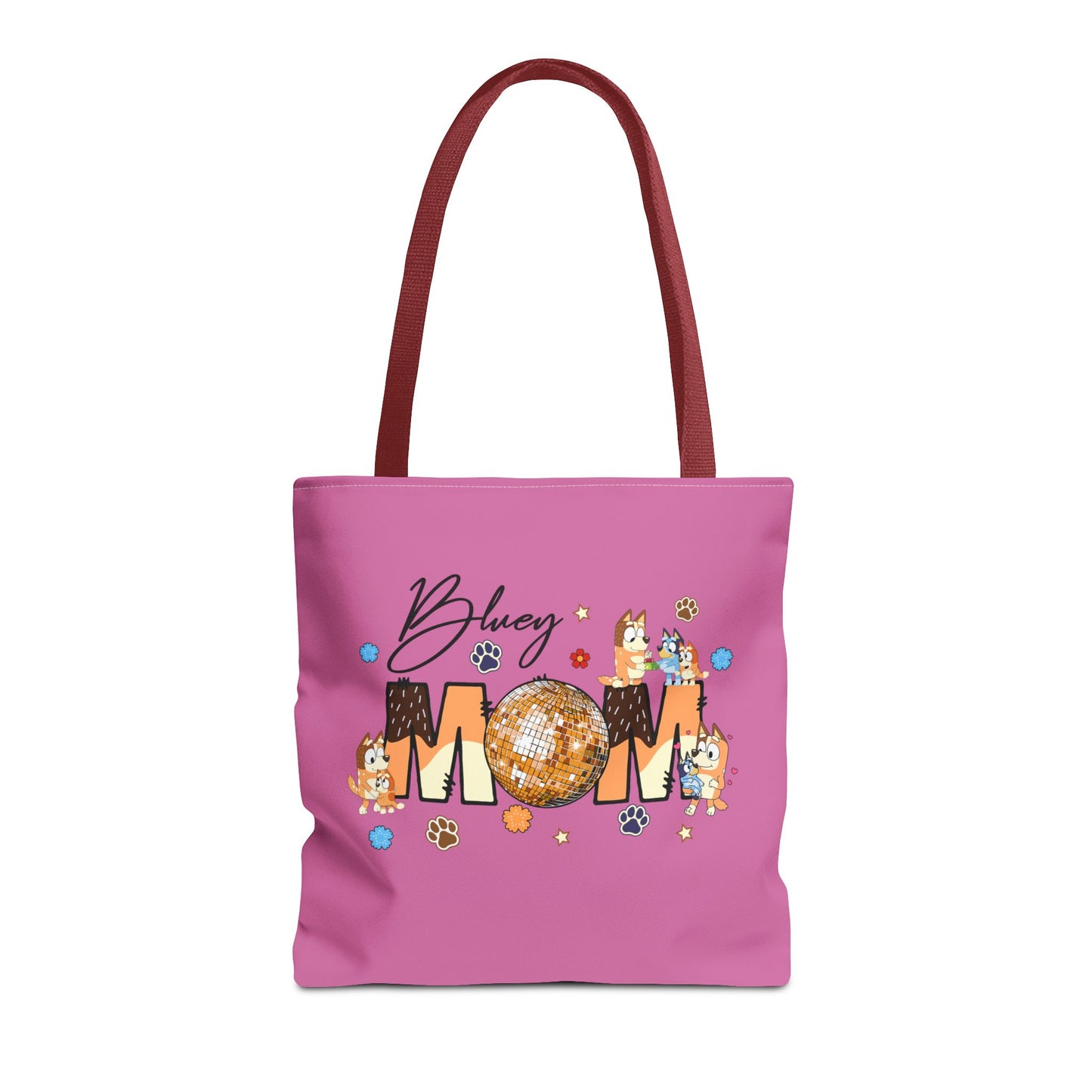 Princess Grace Bluey Mom Tote Bag ideal Gift for Dog Lovers