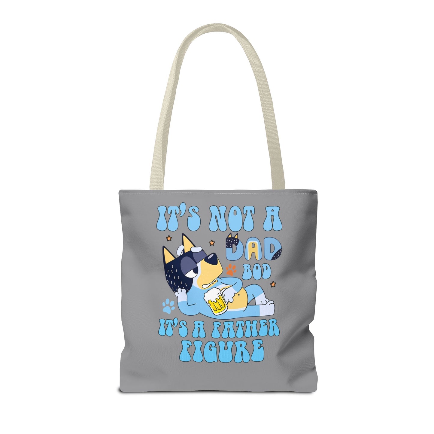 Princess Grace Funny Dog Dad Tote Bag Perfect Gift for Father's Day