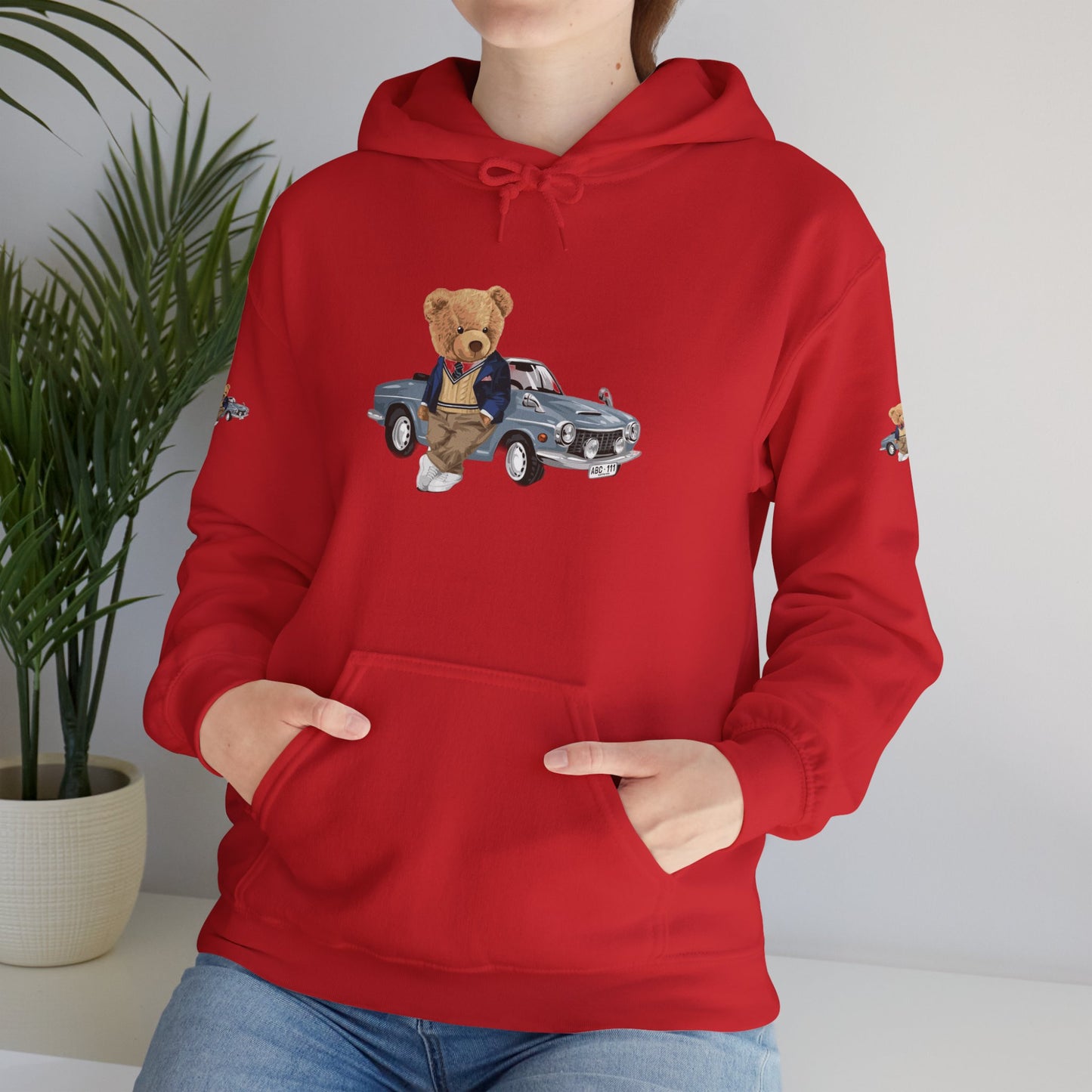 Princess Grace Luxury Bear Hoodie Chic & Cozy Unisex Sweatshirt