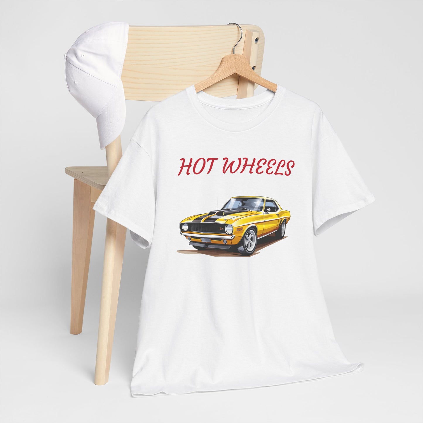 Princess Grace Retro Hot Wheels Unisex Heavy Cotton Tee Classic Car Graphic T-Shirt