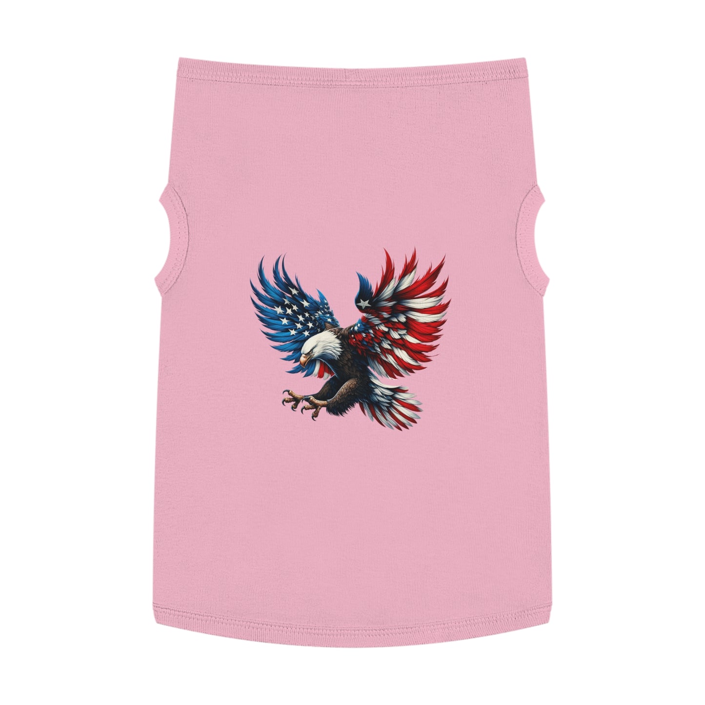 Princess Grace Patriotic Eagle Pet Tank Top Comfortable & Stylish Holiday Apparel for Dogs