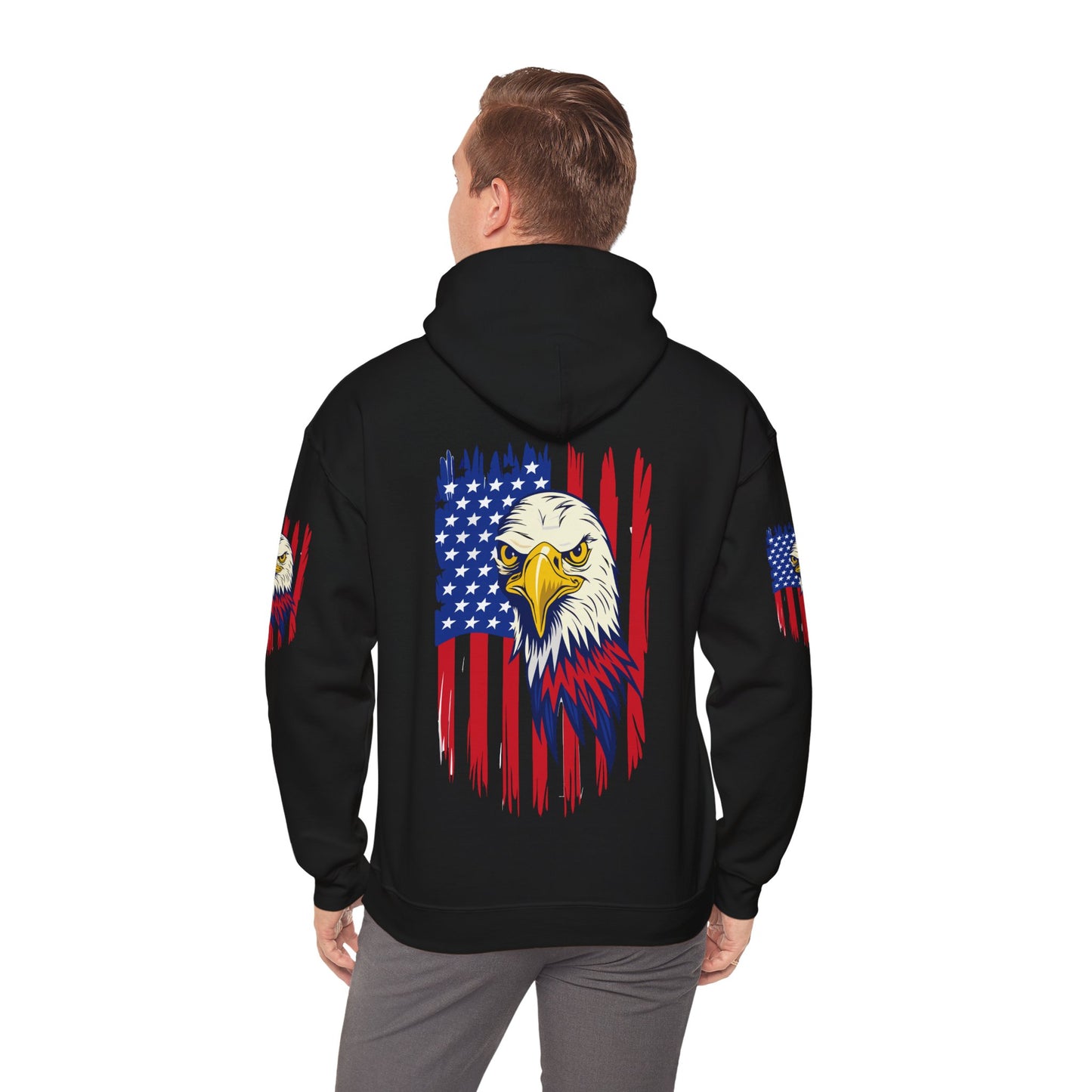 Princess Grace Patriotic Eagle Unisex Heavy Blend Hoodie