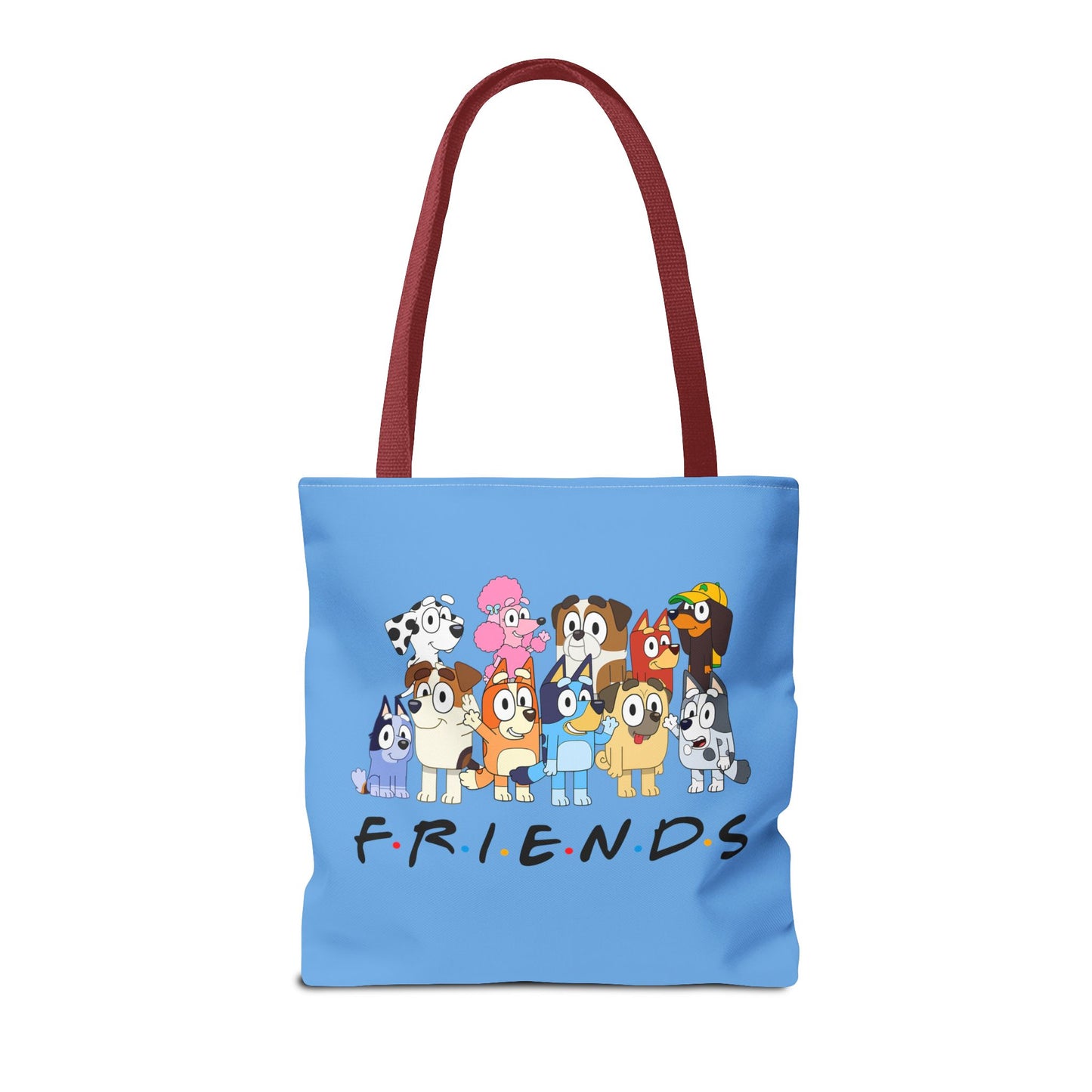 Princess Grace Bluey Cute Cartoon Friends Tote Bag Perfect for Animal Lovers