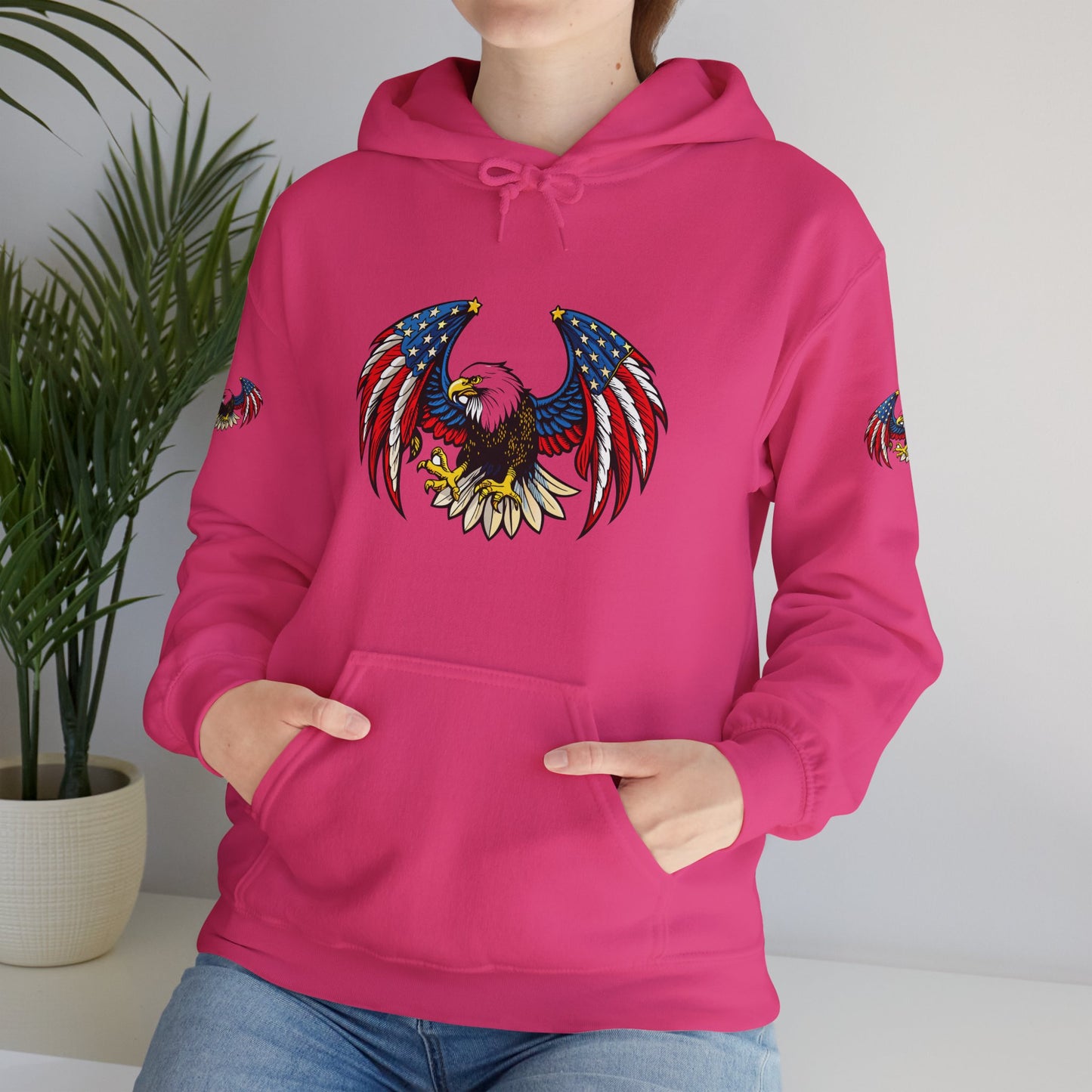 Princess Grace American Eagle Emblem Patriotic Unisex Hoodie