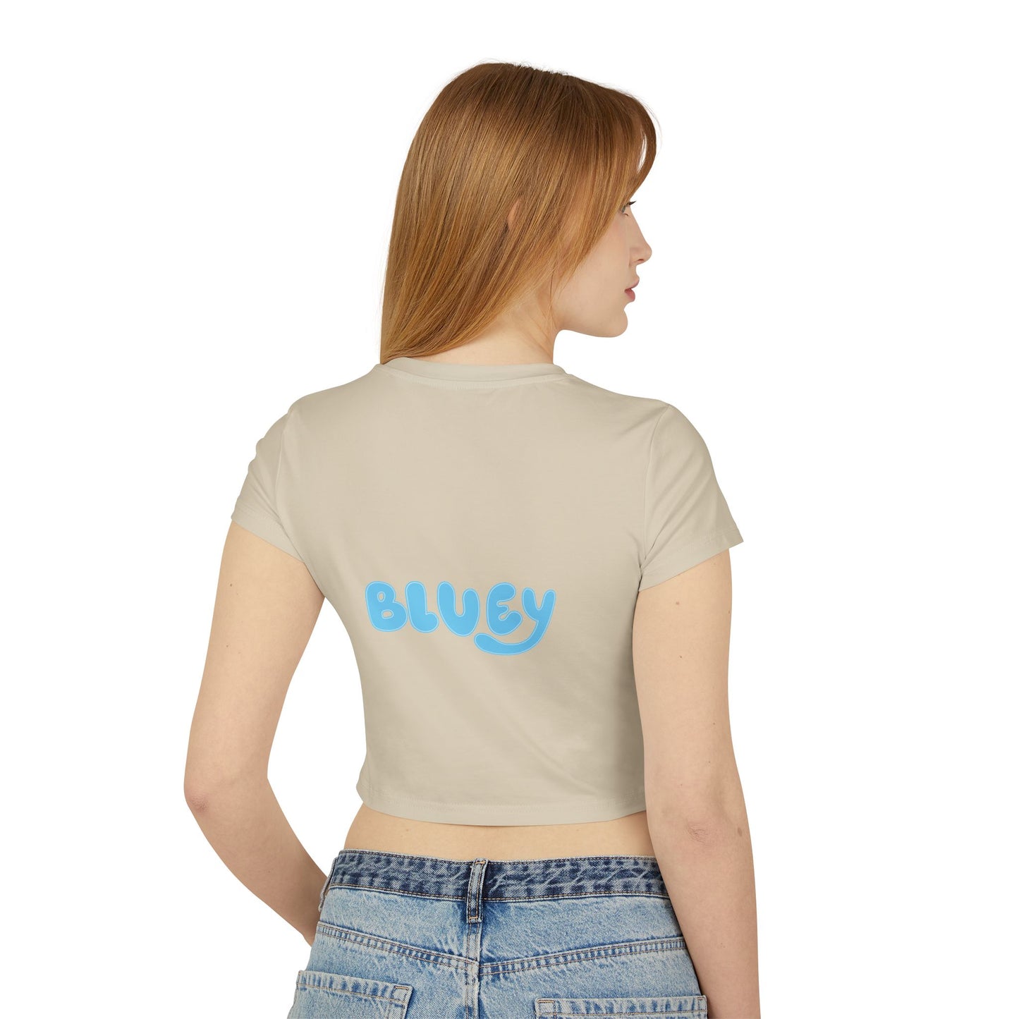 Princess Grace Cute Bluey Friends Women's Baby Tee Perfect for Kids & Cartoon Lovers