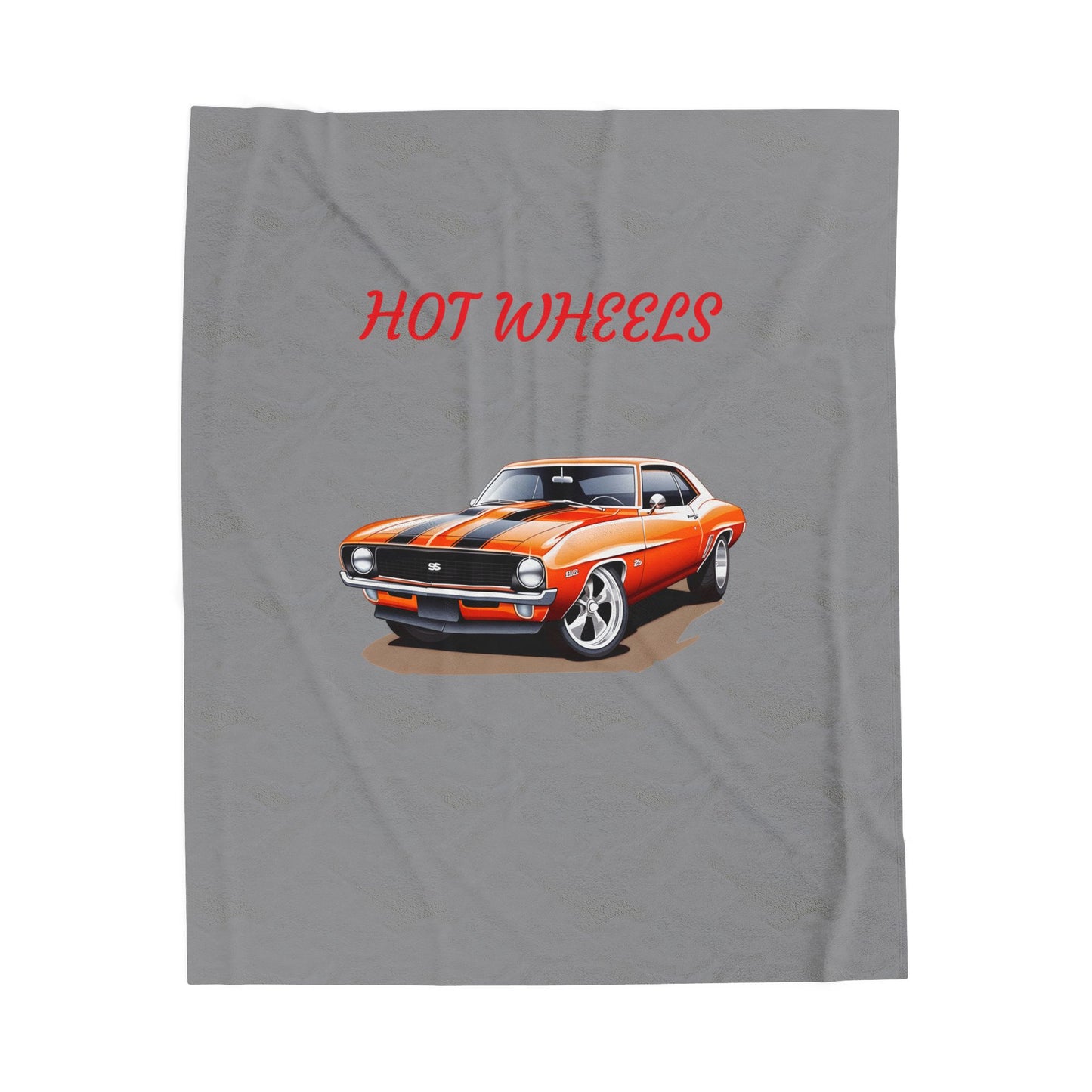 Princess Grace Hot Wheels Velveteen Plush Blanket Cozy Throw for Car Enthusiasts