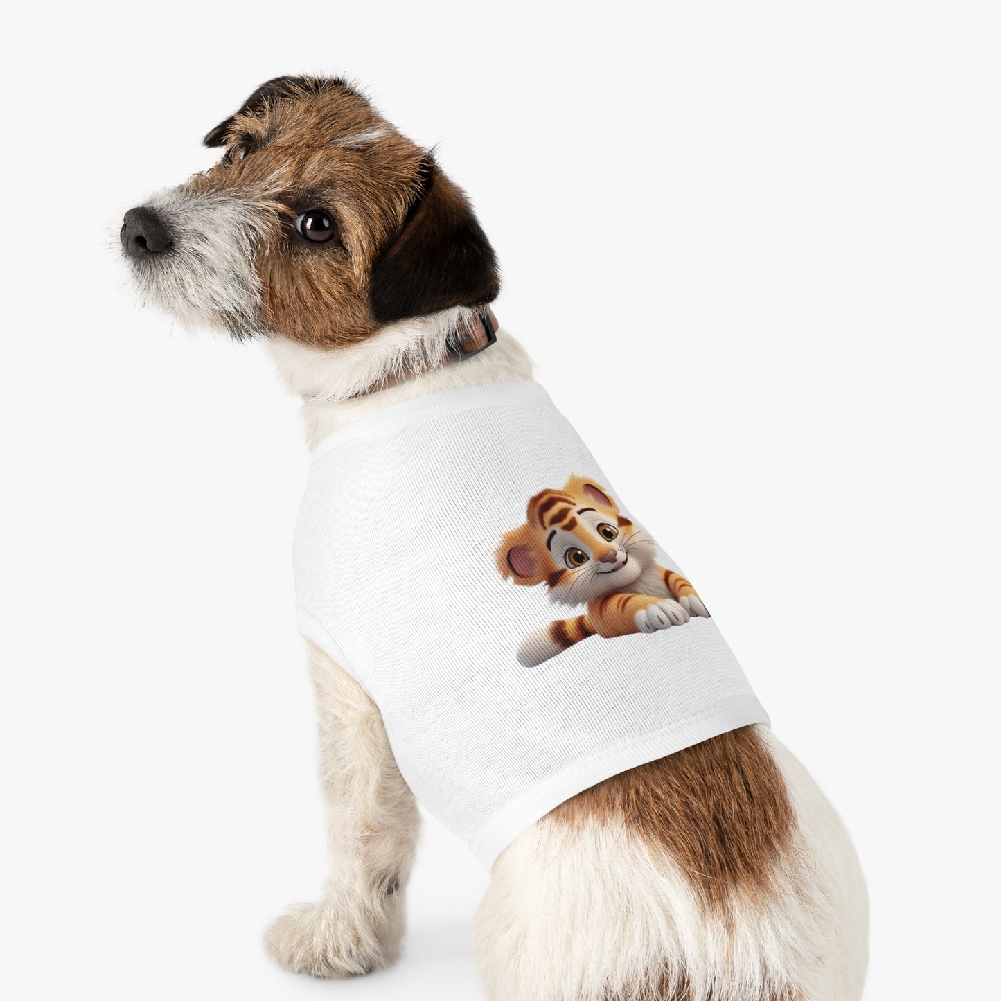 Princess Grace CUTE Tiger Print Pet Tank Top Fun Summer Outfit for Cats and Small Dogs