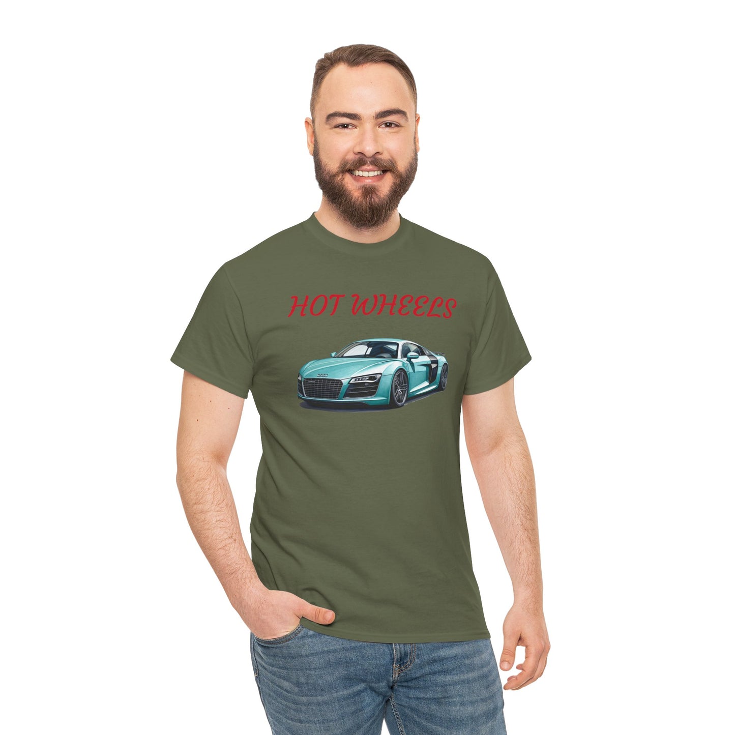 Princess Grace Hot Wheels Unisex Heavy Cotton Tee Perfect for Car Enthusiasts & Casual Wear