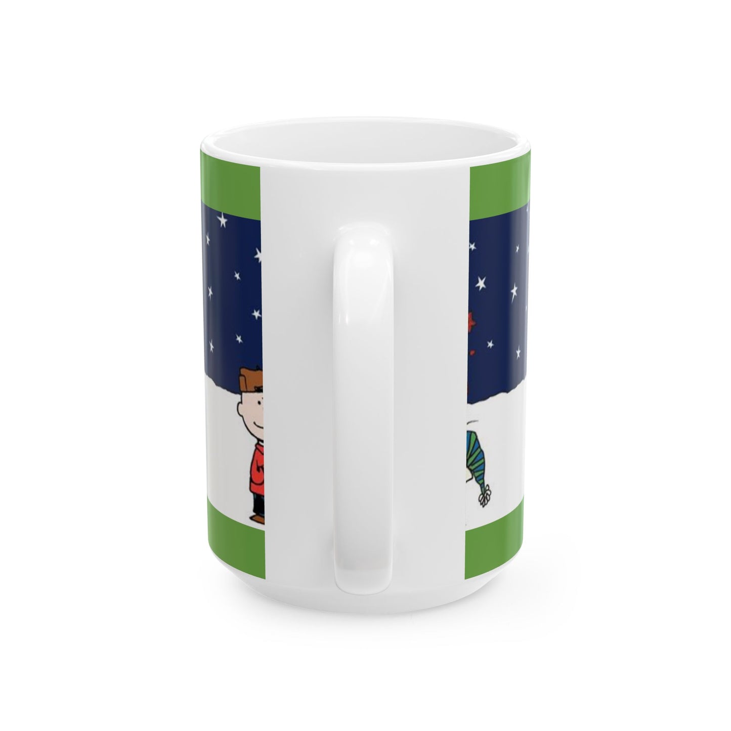 Princess Grace Whimsical Holiday Ceramic Mug Snoopy and Friends Christmas Design Perfect Gift for Festive Cheer