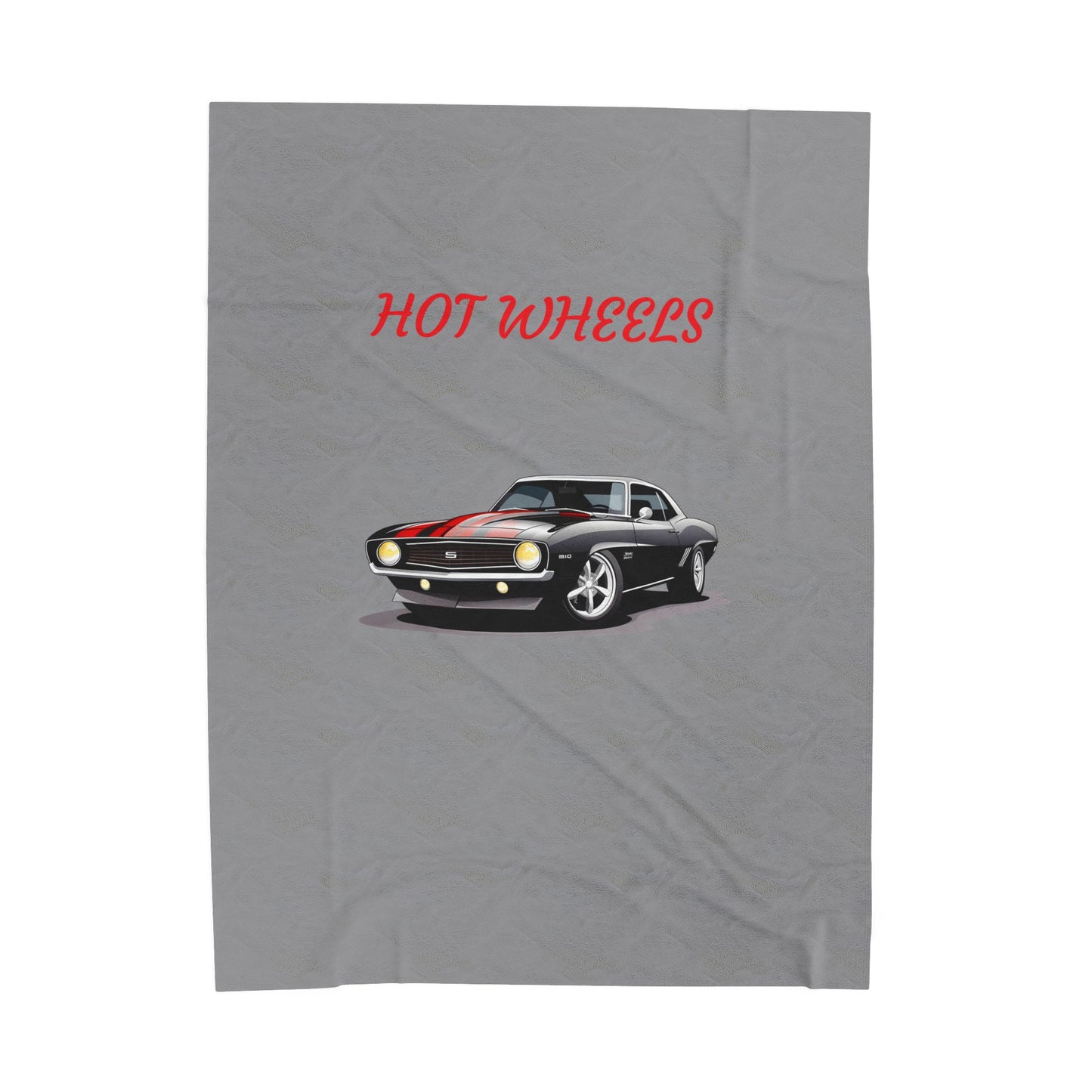 Princess Grace Hot Wheels Velveteen Plush Blanket Cozy Car Themed Throw for Auto Enthusiasts