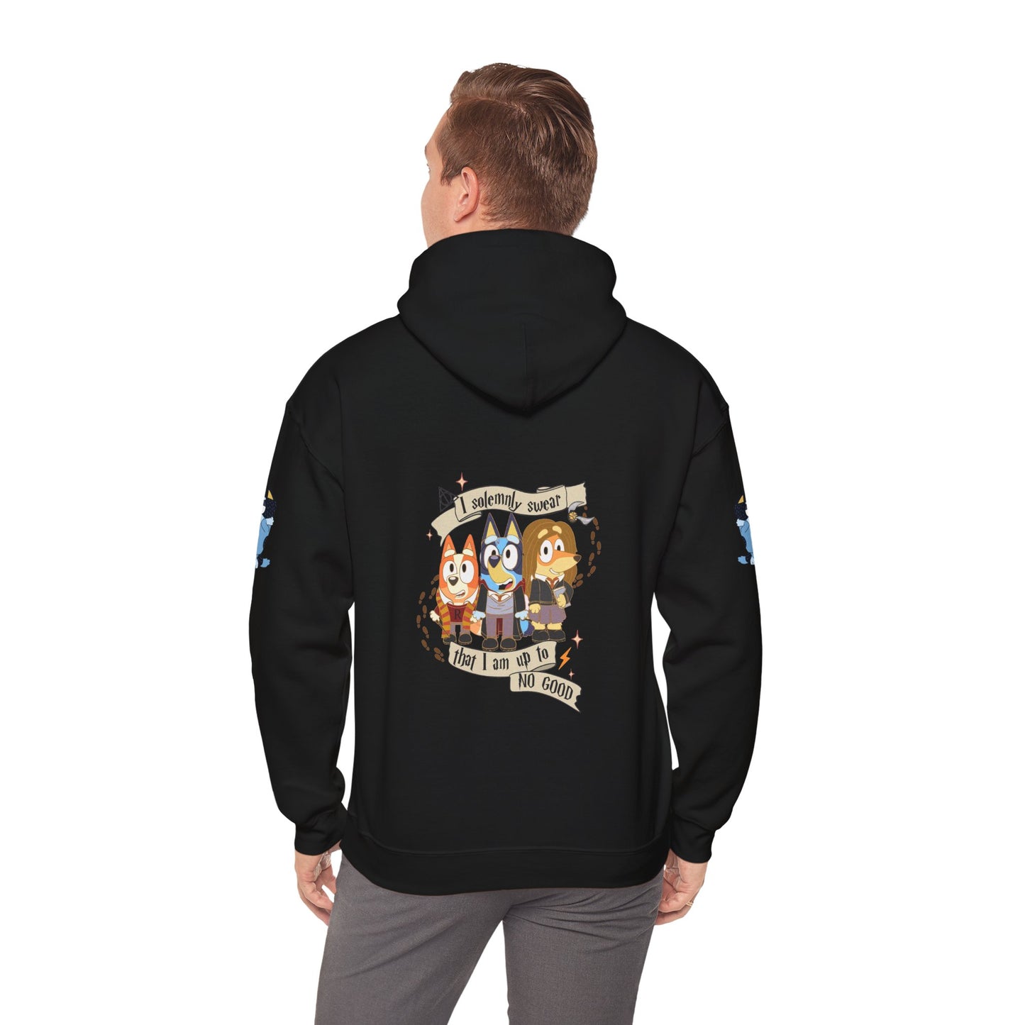Princess Grace Bluey I Sincerely Sweet! Unisex Heavy Blend Hooded Sweatshirt for Fun Loving Fans