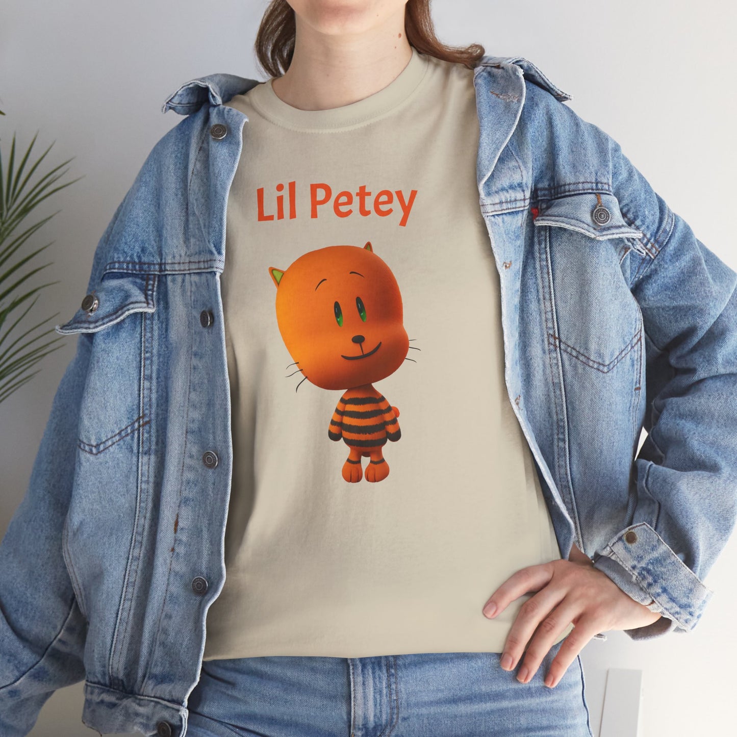 Princess Grace Lil Petey Unisex Heavy Cotton Tee Fun & Playful Cartoon T-Shirt for Kids and Adults