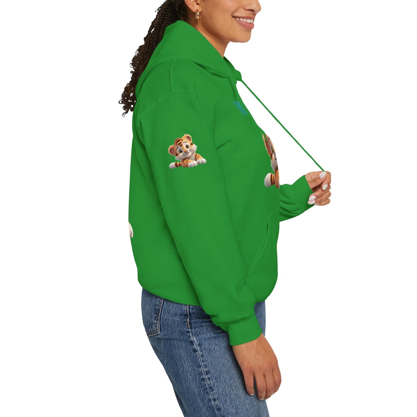 Princess Grace Survive Cute Tiger Survival Hooded Sweatshirt for Animal Lovers