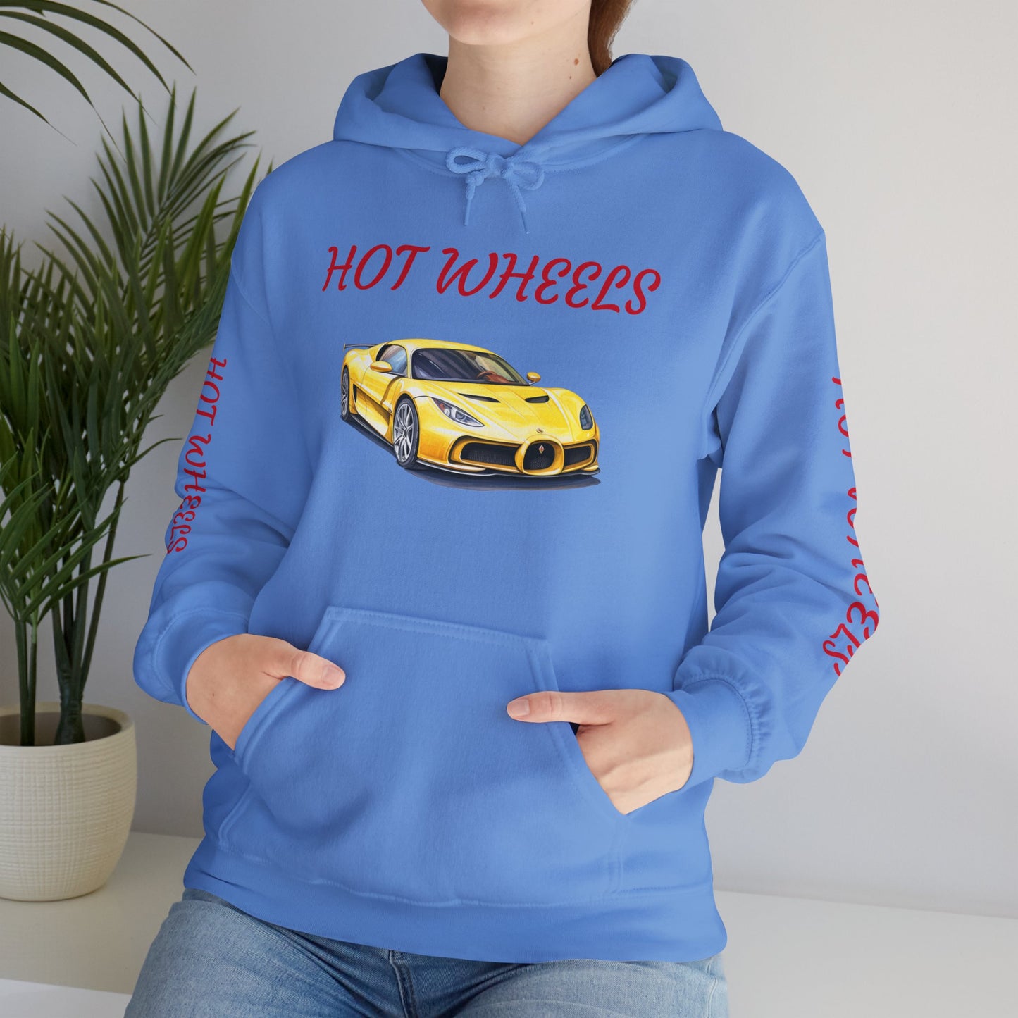 Princess Grace Hot Wheels Unisex Hooded Sweatshirt Racing Style for Car Enthusiasts