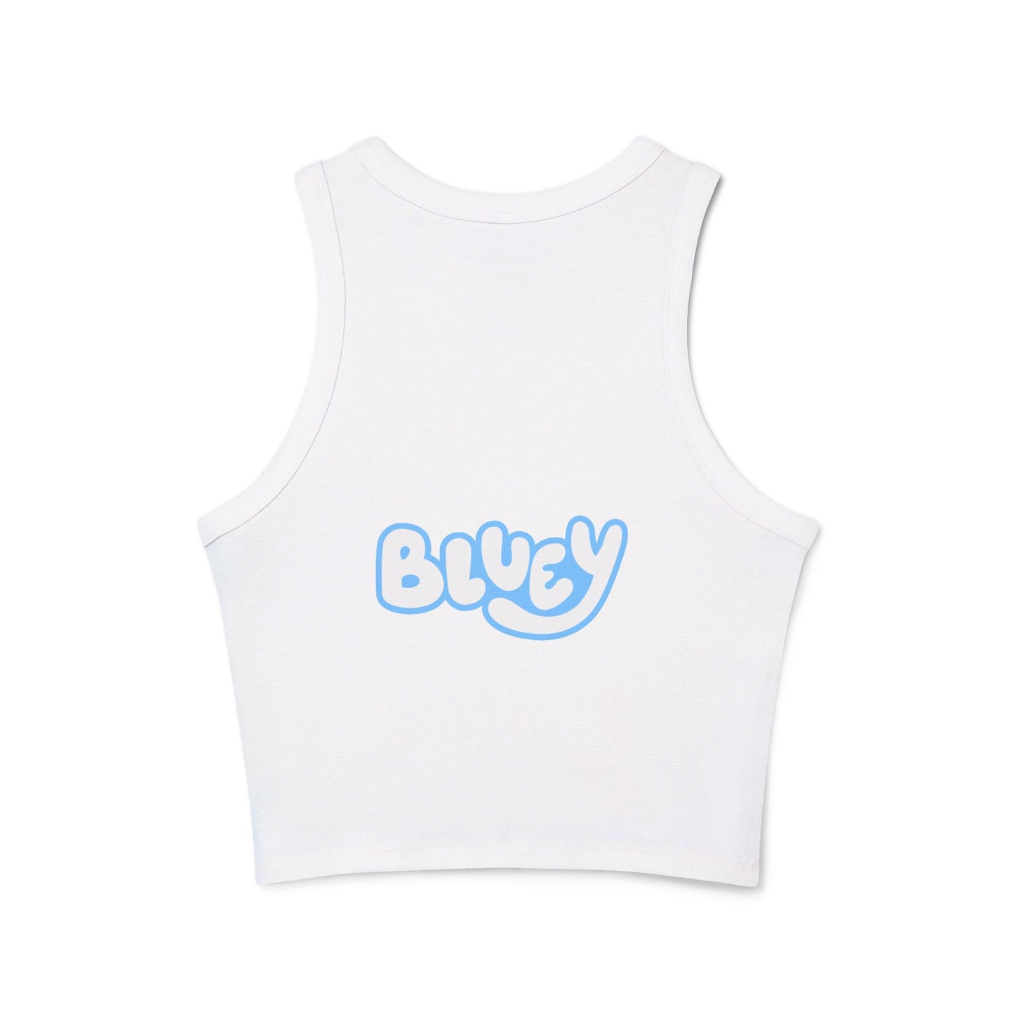 Princess Grace Bluey Women's Micro Rib Racer Tank Top Fun and Stylish for Casual Days