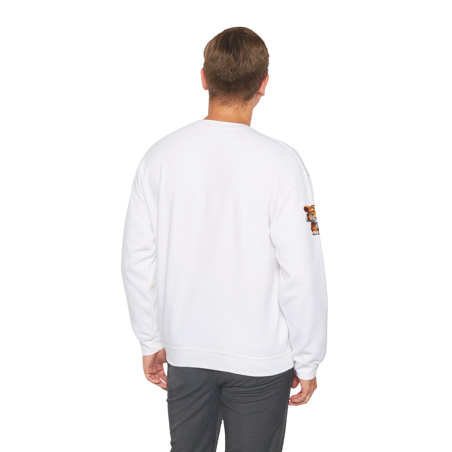 Princess Grace Cute Tiger Graphic Unisex Crewneck Sweatshirt