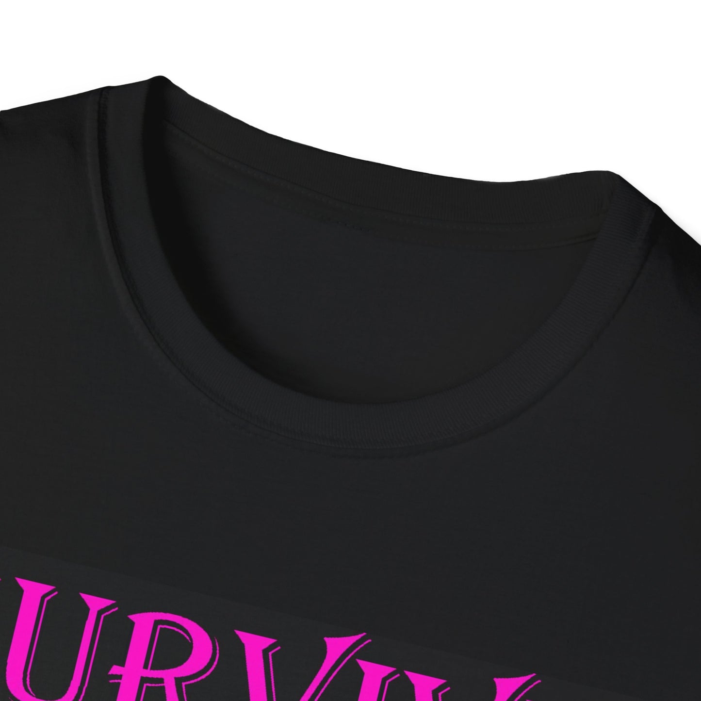 Princess Grace Survive Tiger Design Unisex Softstyle T-Shirt Cute Animal Graphic Tee