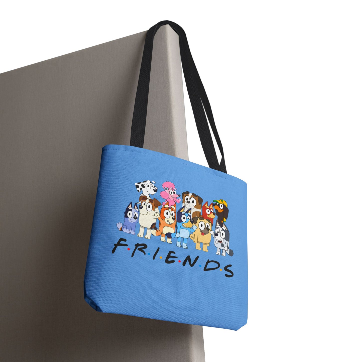 Princess Grace Bluey Cute Cartoon Friends Tote Bag Perfect for Animal Lovers
