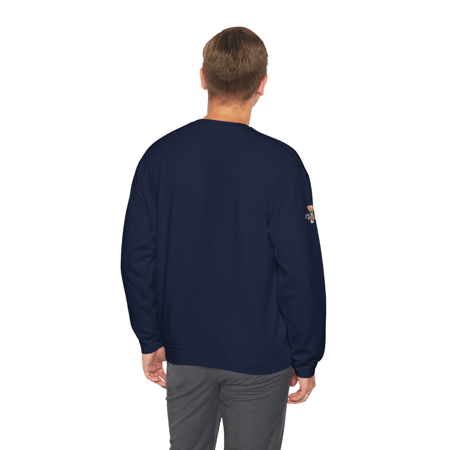 Princess Grace Stylish Crewneck Sweatshirt with Bear and Car Design