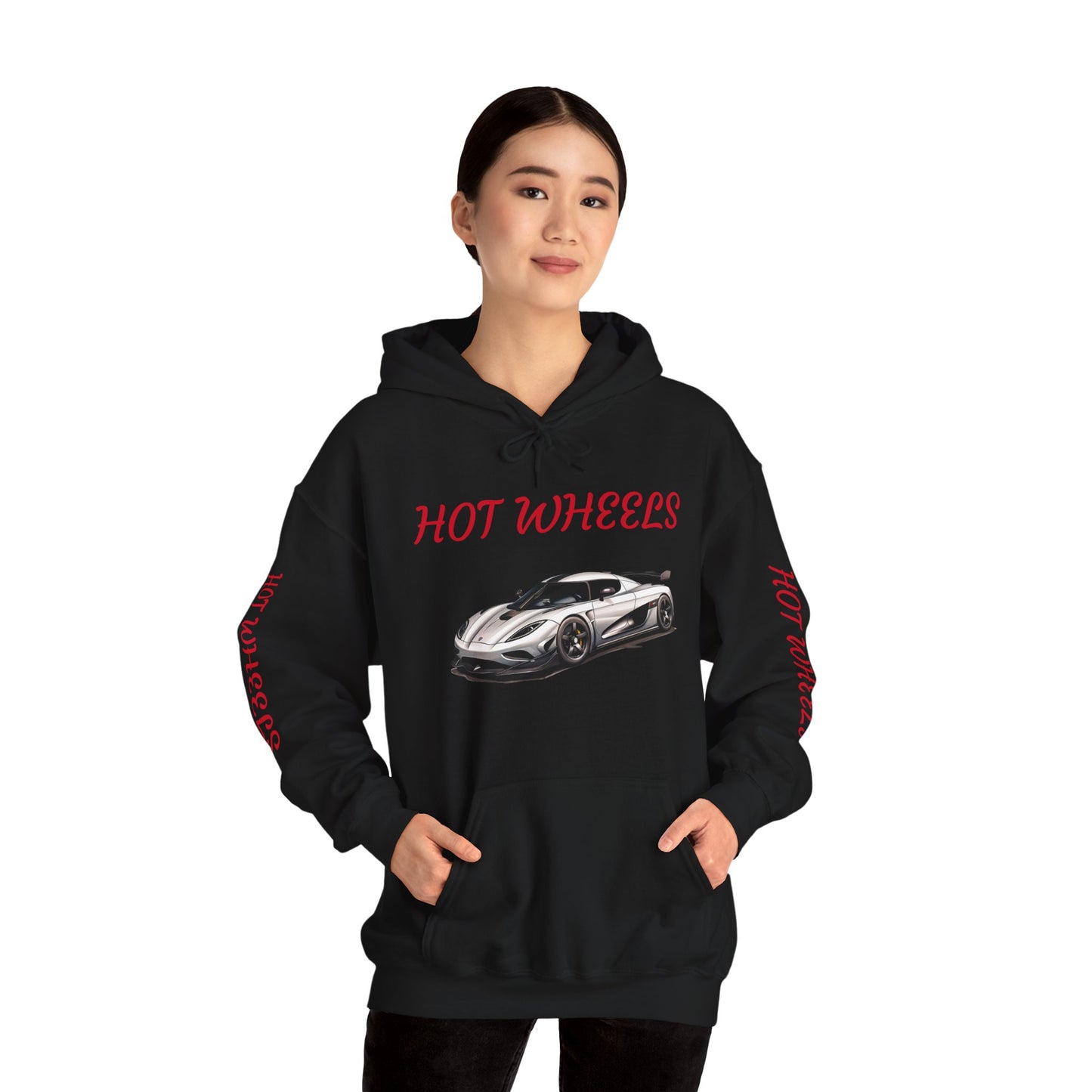 Princess Grace Hot Wheels Car Sweatshirt Unisex Heavy Blend Hoodie for Automotive Enthusiasts