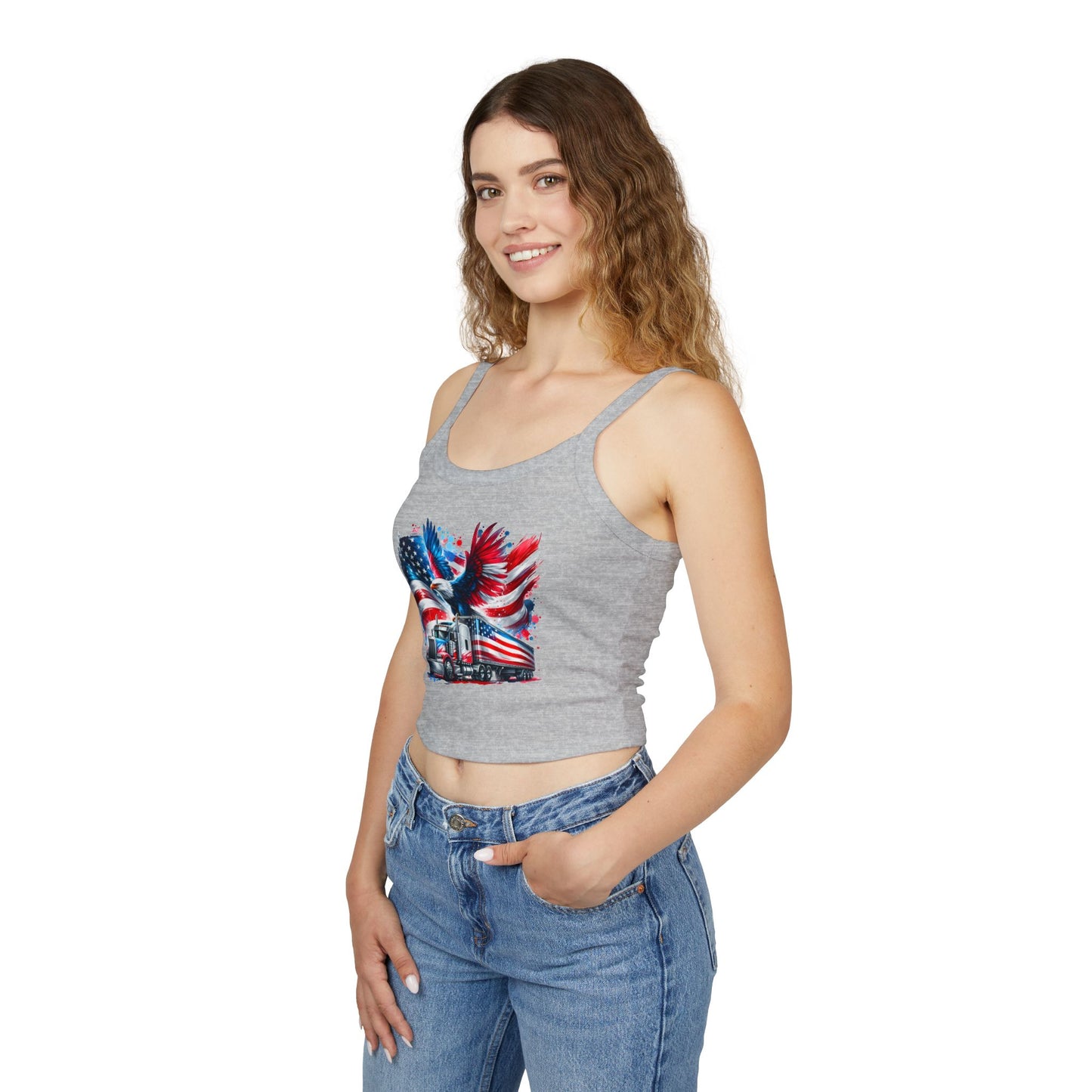 Princess Grace USA Truck Women's Spaghetti Strap Tank Top