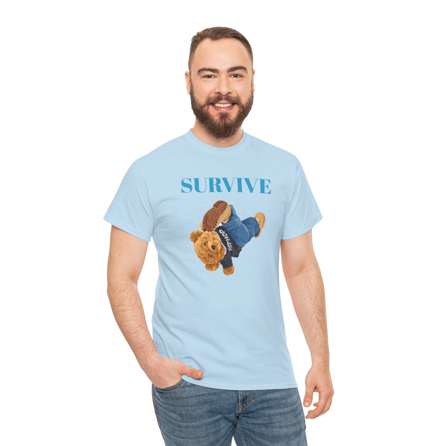 Princess Grace Survive Graphic Unisex Heavy Cotton Tee