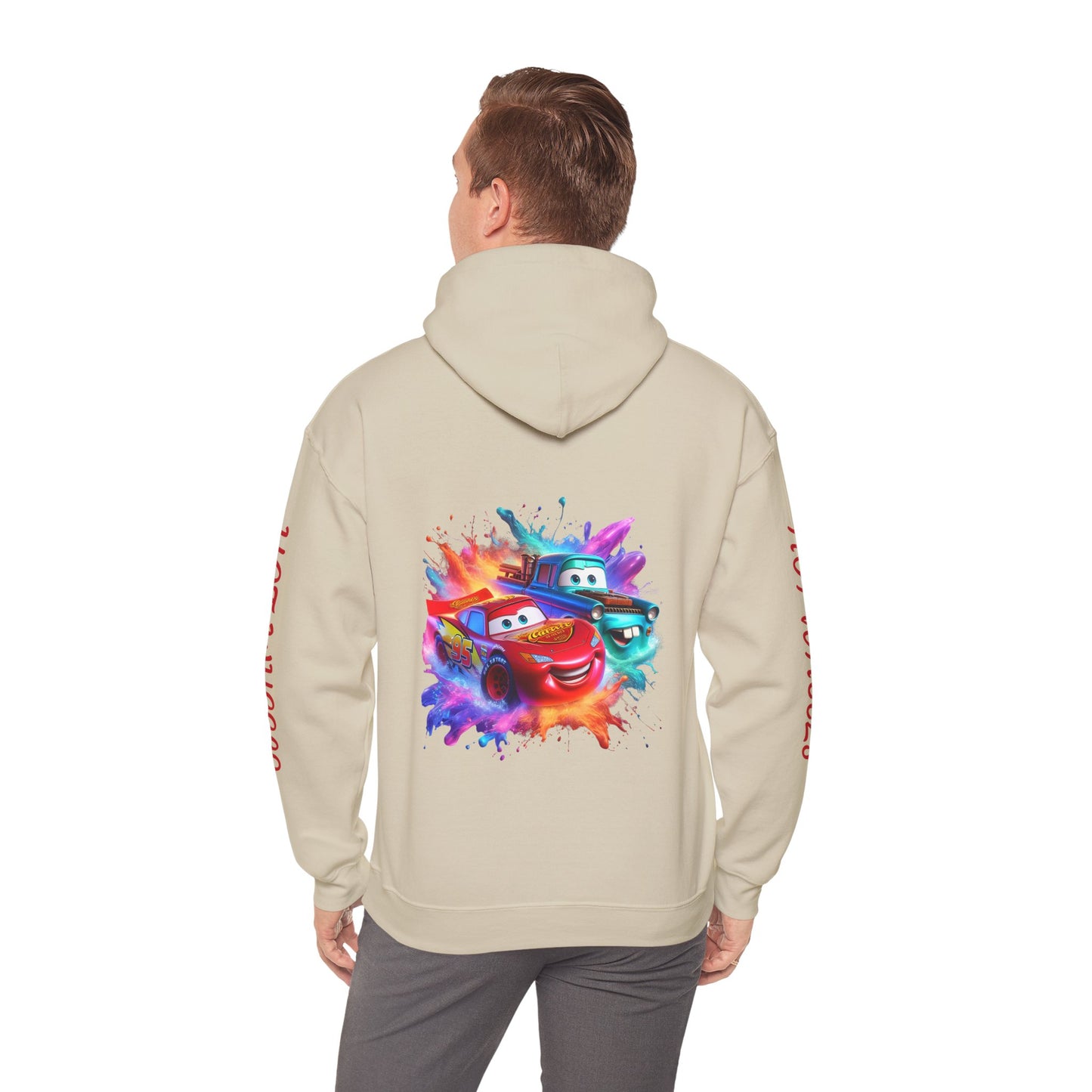 Princess Grace Cool Hot Wheels Unisex Hooded Sweatshirt Perfect for Car Enthusiasts